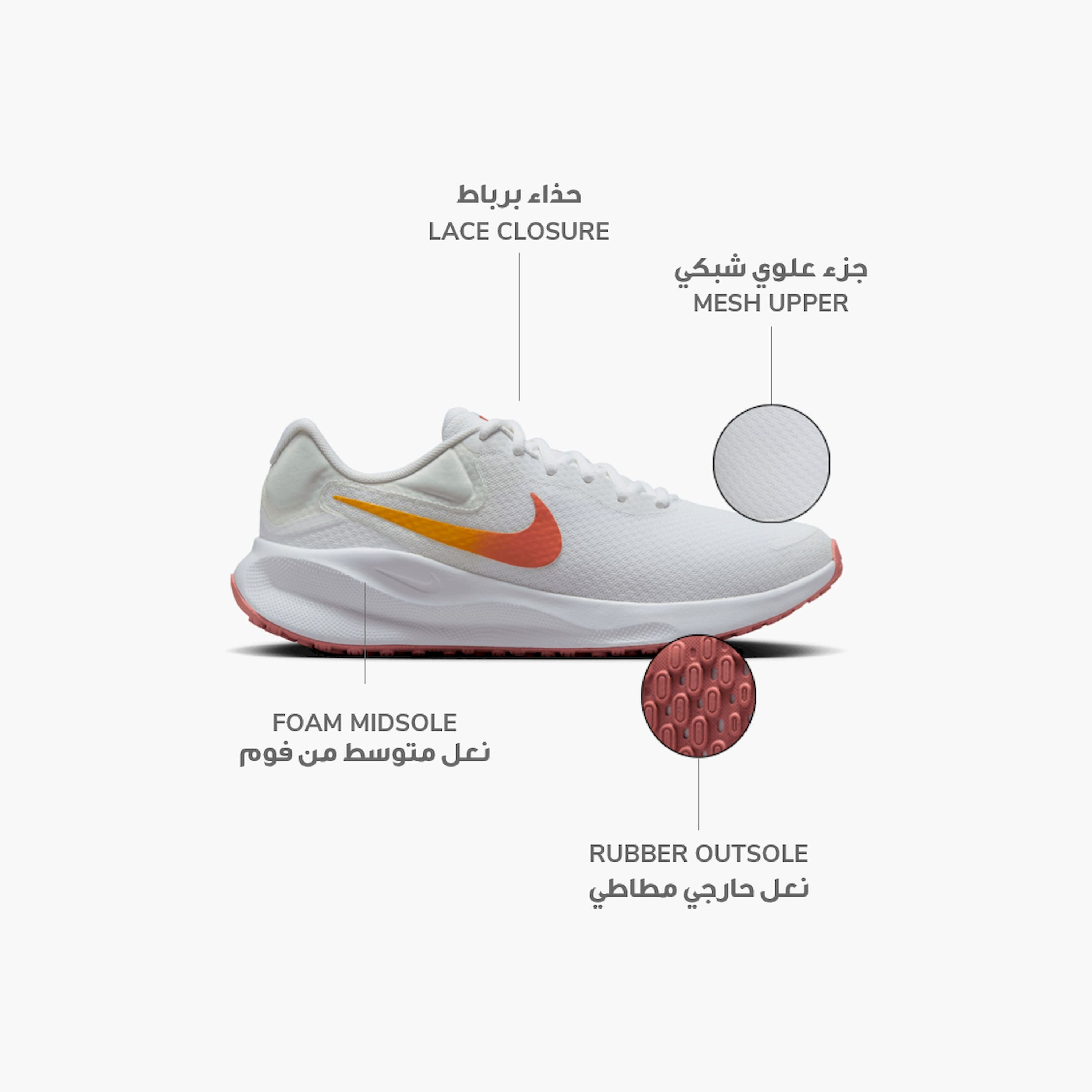 حذاء الجري نايكي ريفولوشن 7 للنساء برباط FB2208 | OE-sports-women-shoes-image-30