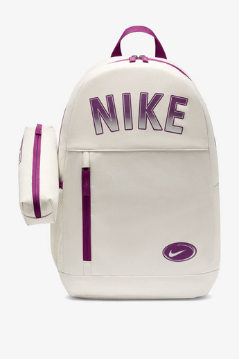 Nike Logo Print Backpack with Pencil Pouch - Main Image