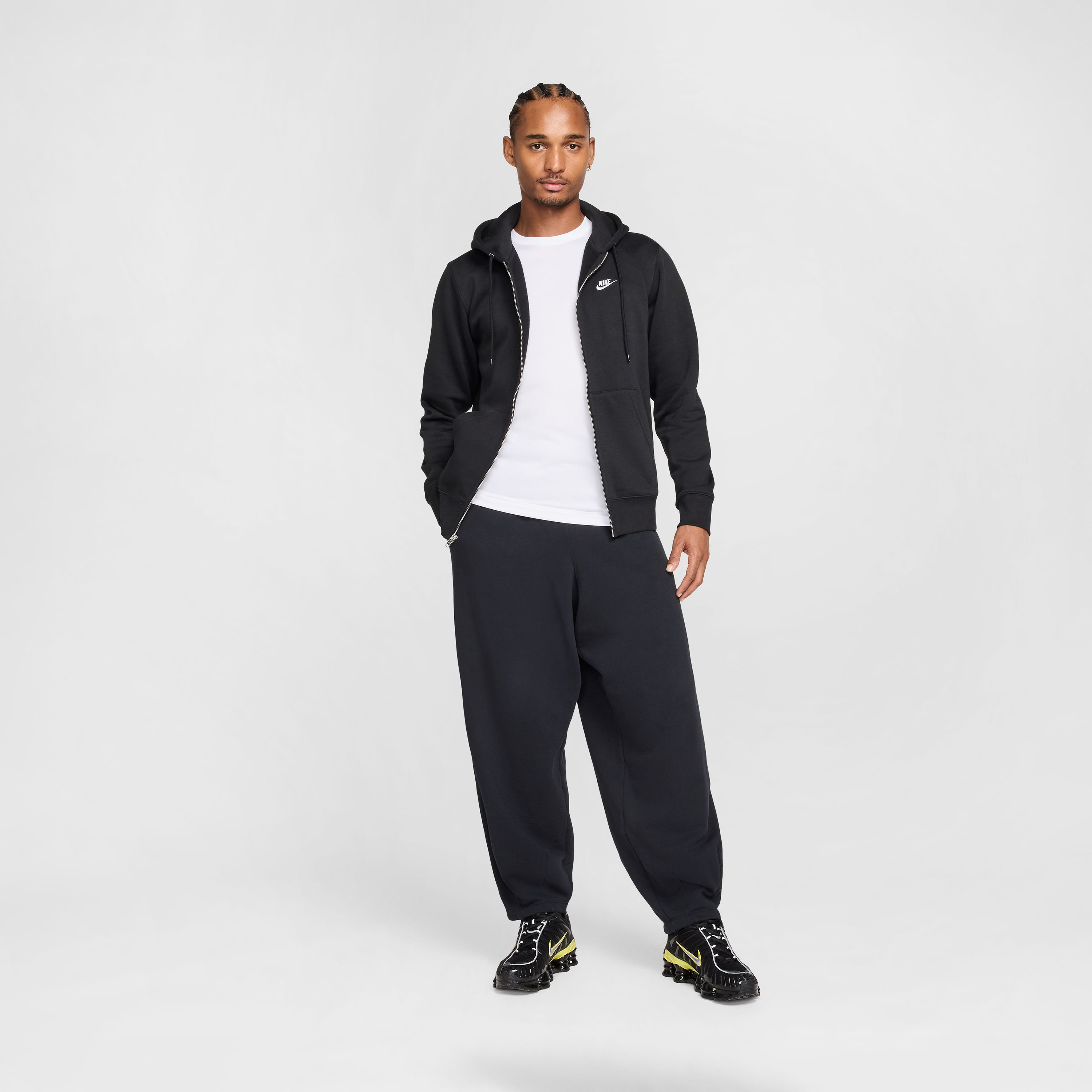 نايكي- هودي رجالي الصوف بسحاب كامل NKFN3861 | OE-men-winterwear-hoodiesandsweatshirts-image-2
