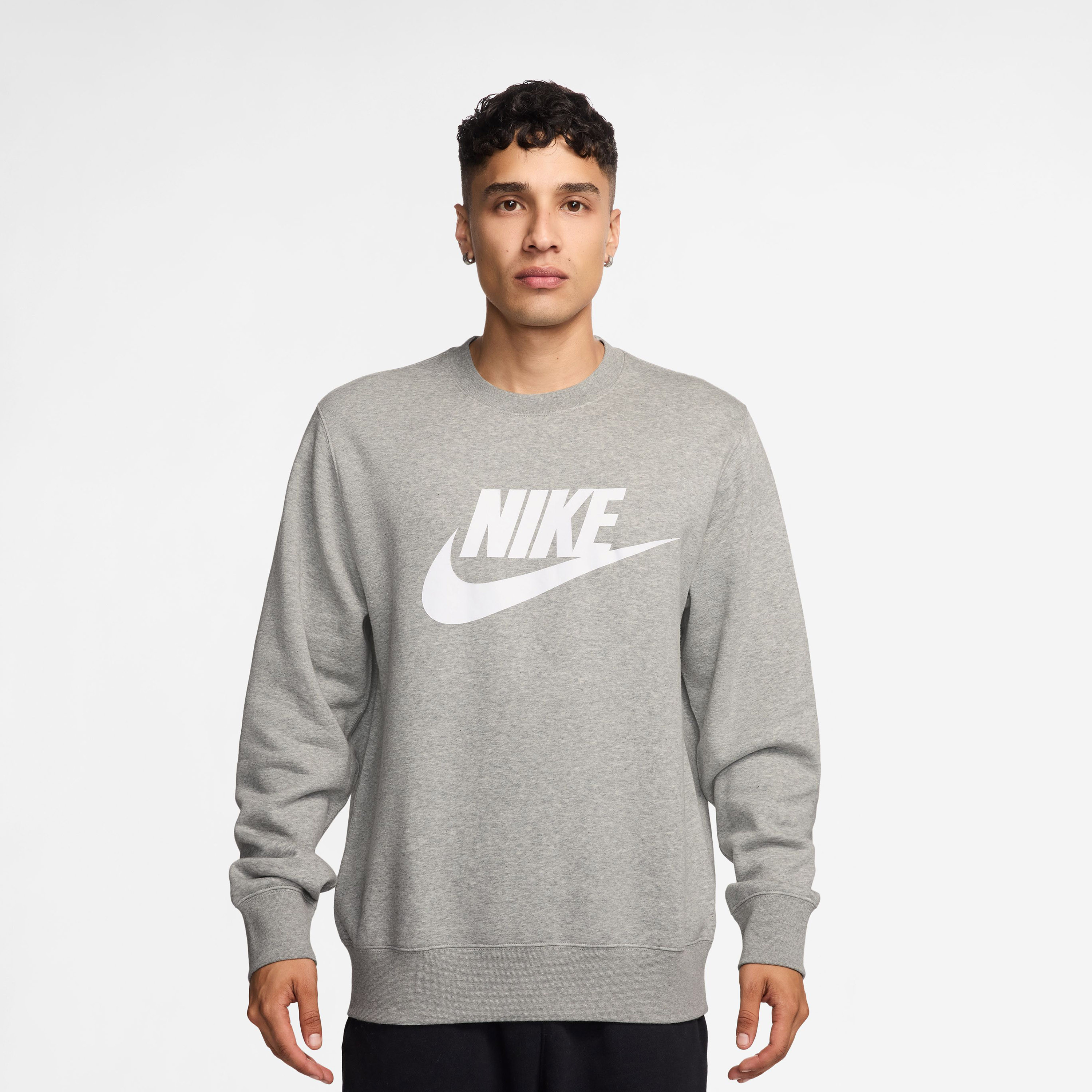 Nike Men's Club Brushed Fleece Crew Neck Sweatshirt NKFN3890 | OE-men-winterwear-hoodiesandsweatshirts-image-1