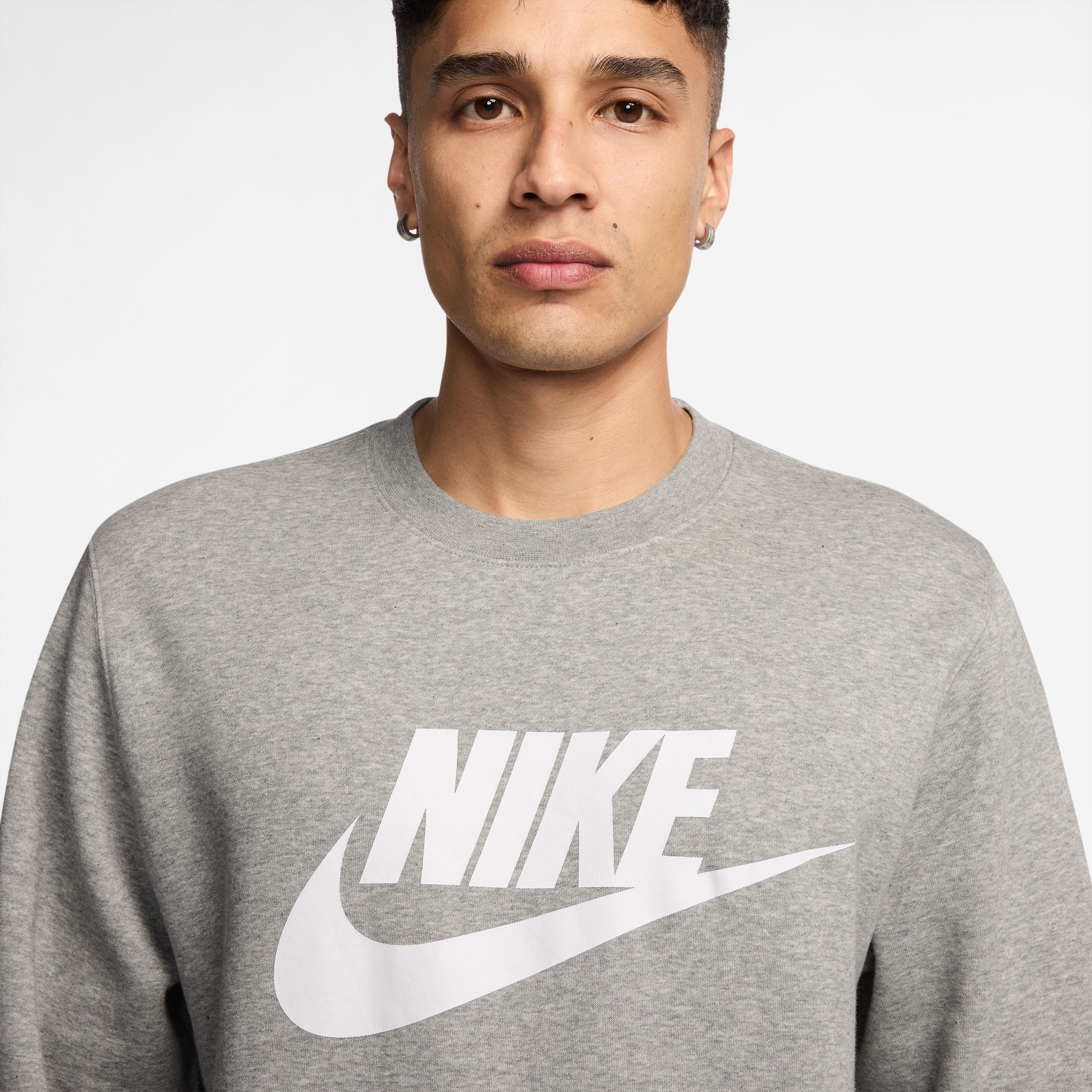 Nike Men's Club Brushed Fleece Crew Neck Sweatshirt NKFN3890 | OE-men-winterwear-hoodiesandsweatshirts-image-3