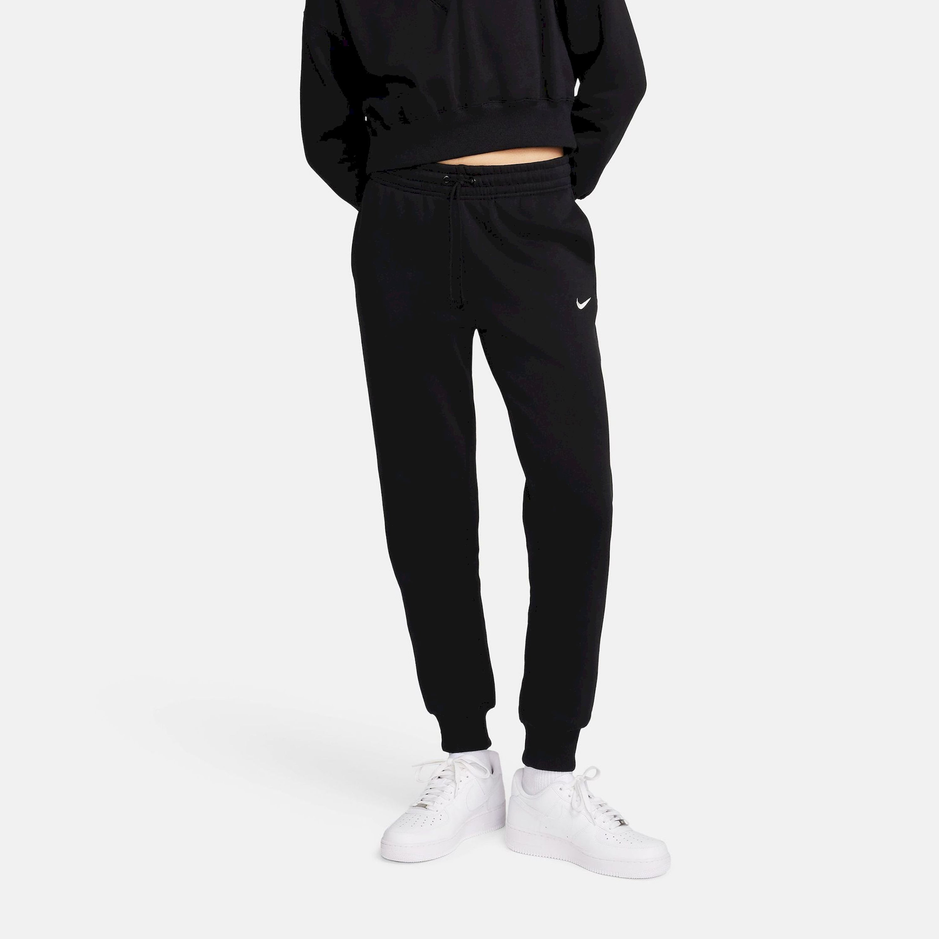 نايكي- بنطال رياضي نسائي من فينيكس فليس بخصر متوسط ​​NKFZ7626 | OE-women-clothing-bottoms-joggers-image-1