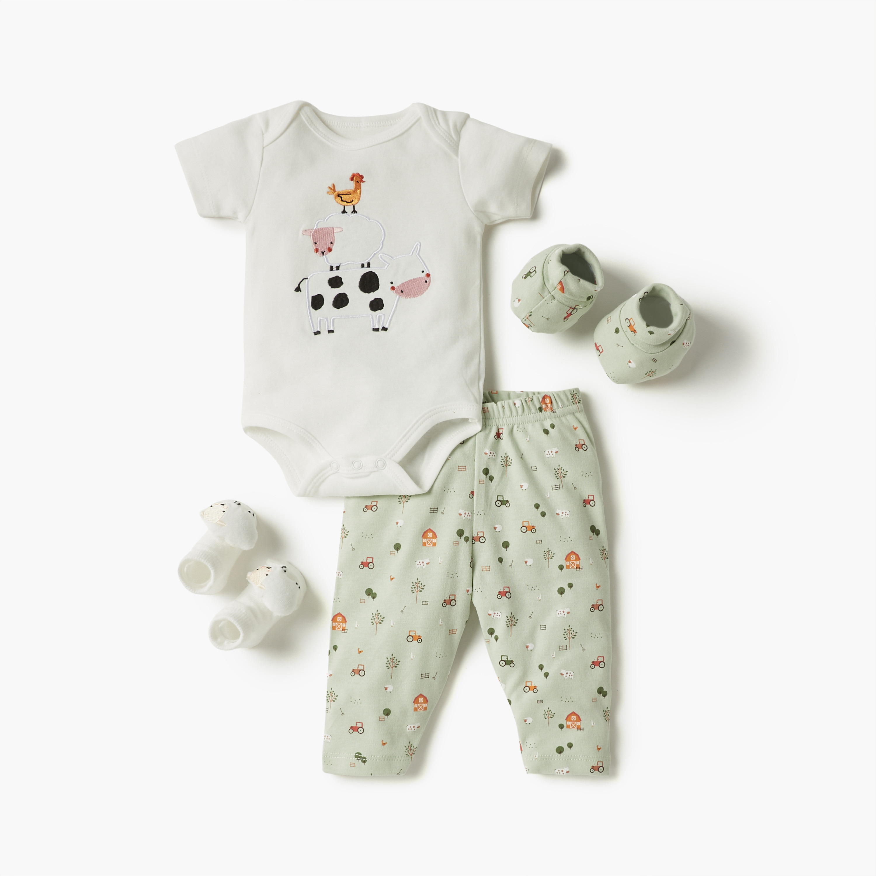طقم هدايا ملابس بطبعات فيل 12 قطع من جونيورز-baby-boys-clothing-setsandcoords-image-3