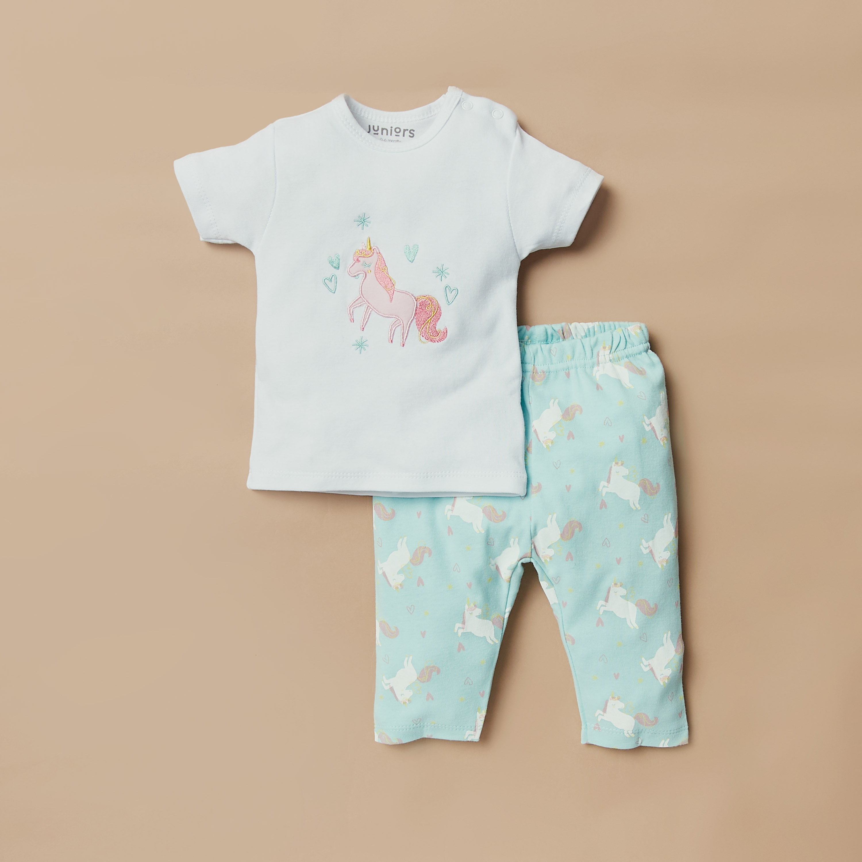 Juniors 8-Piece Unicorn Embroidered Clothing Gift Basket Set-baby-girls-clothing-setsandcoords-image-3