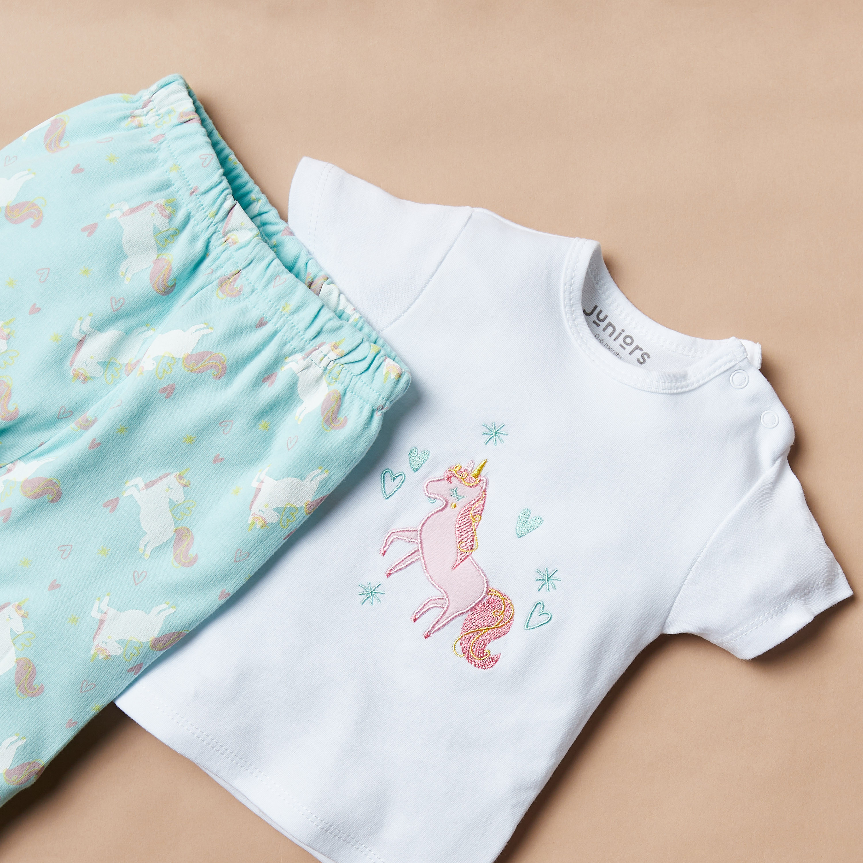 Juniors 8-Piece Unicorn Embroidered Clothing Gift Basket Set-baby-girls-clothing-setsandcoords-image-5