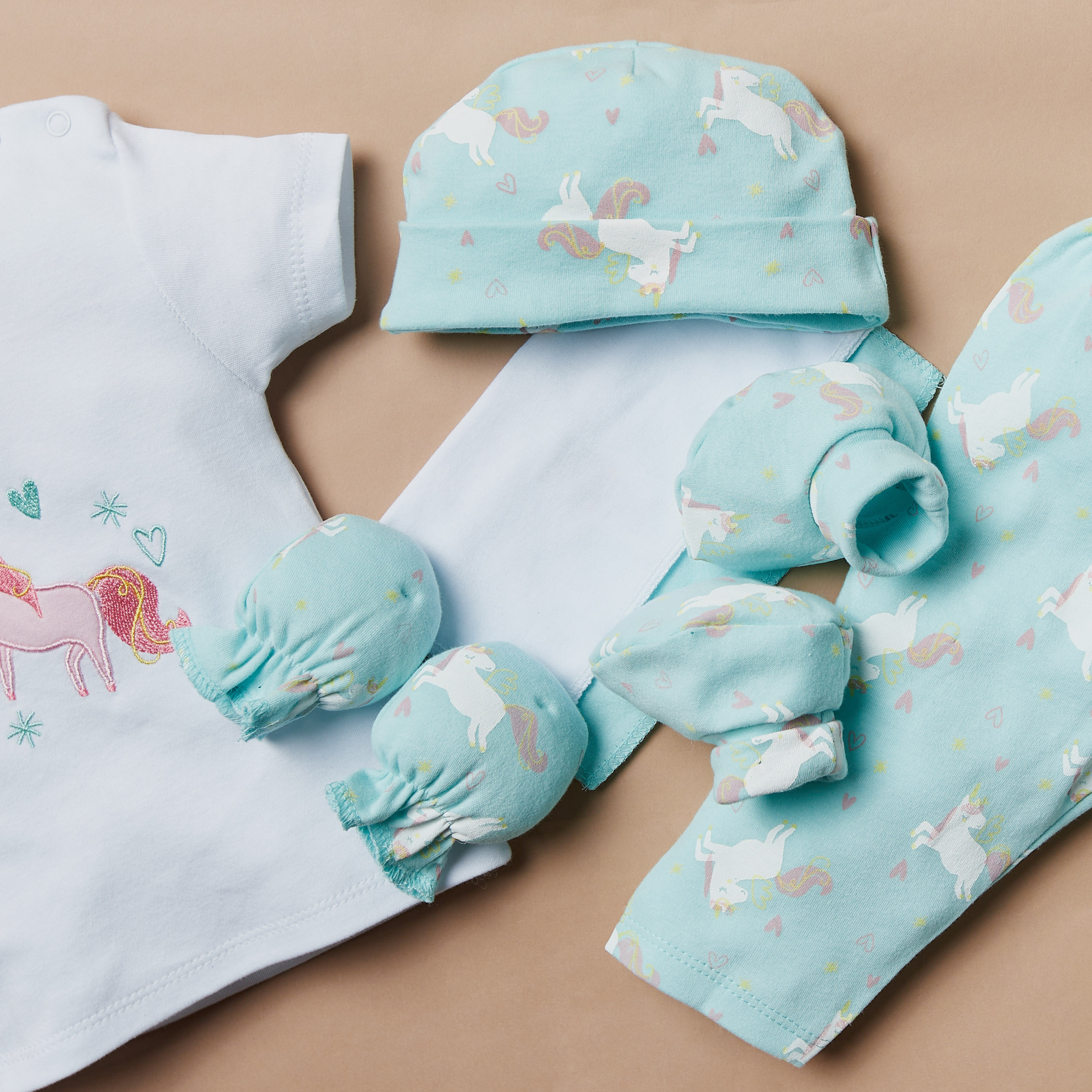 Juniors 8-Piece Unicorn Embroidered Clothing Gift Basket Set-baby-girls-clothing-setsandcoords-image-7