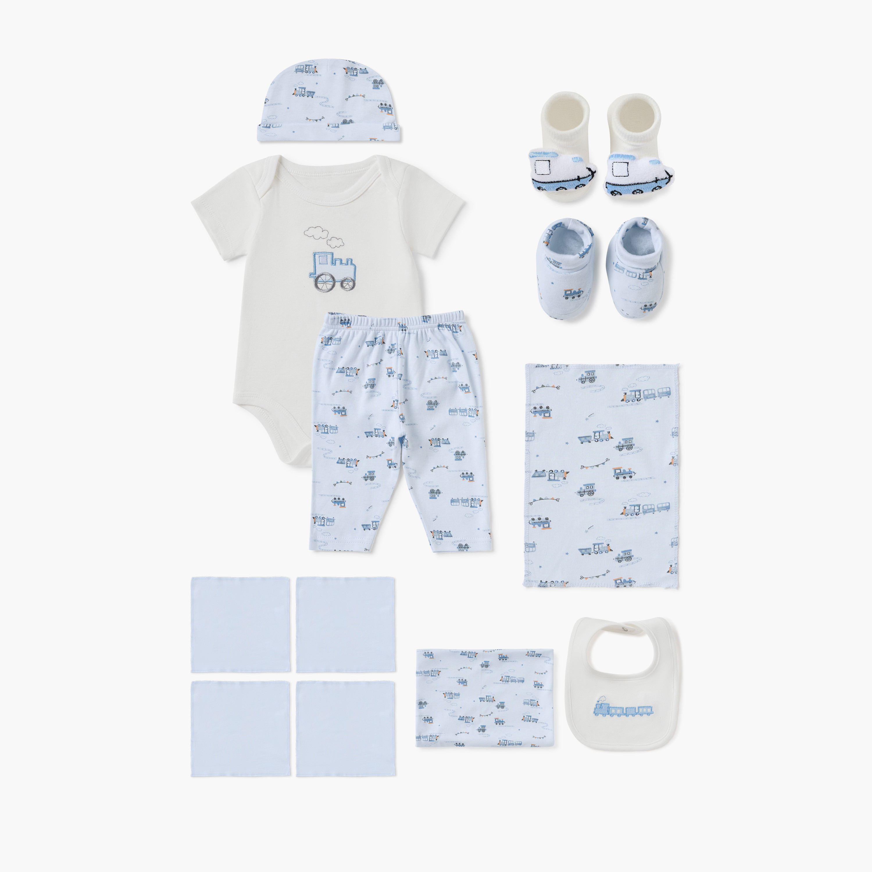 Juniors Vehicle Print 12-Piece Clothing Gift Set-baby-boys-clothing-multipacks-image-2