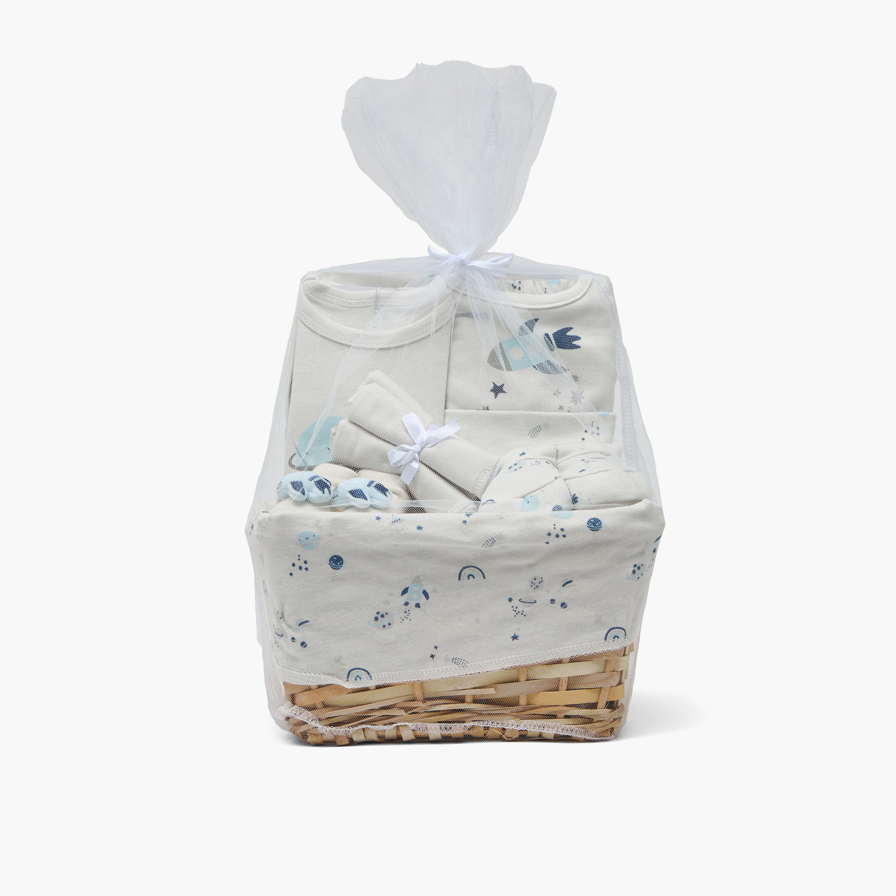 Set of 12 Juniors Clothing Gift Set with Space Print-baby-boys-clothing-setsandcoords-image-2