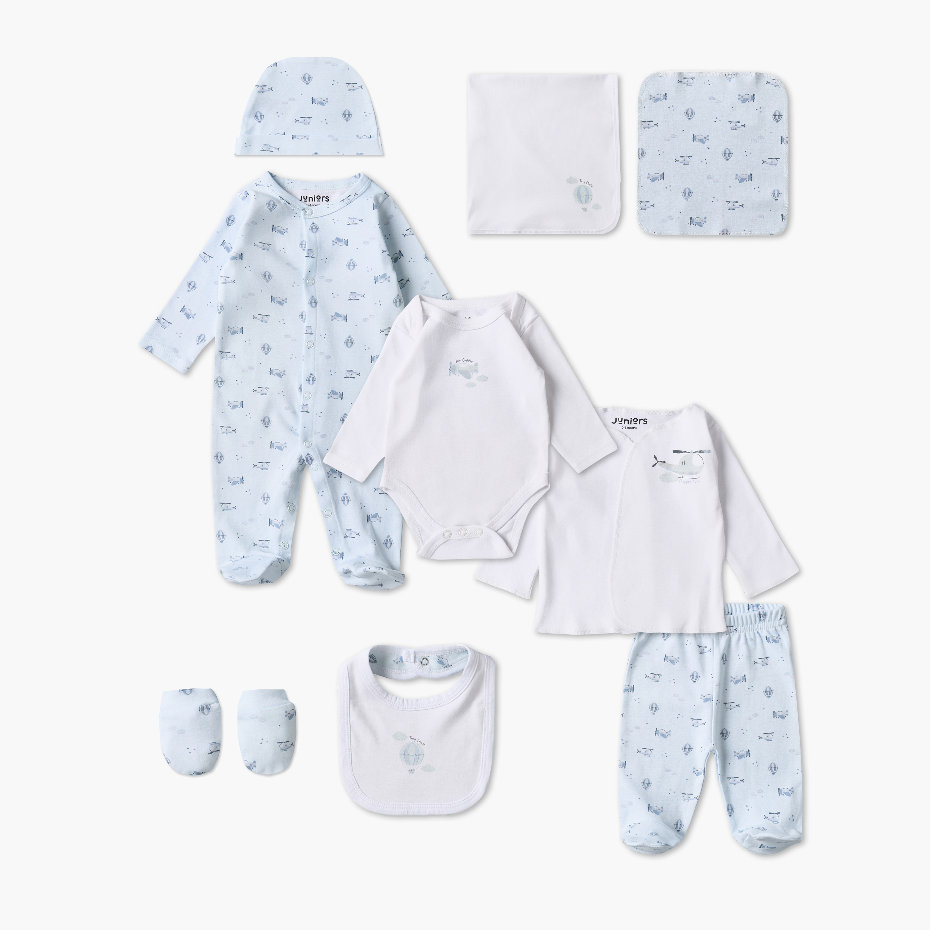 طقم هدايا ملابس 9 قطع بطبعات من جونيورز-baby-boys-clothing-setsandcoords-image-2