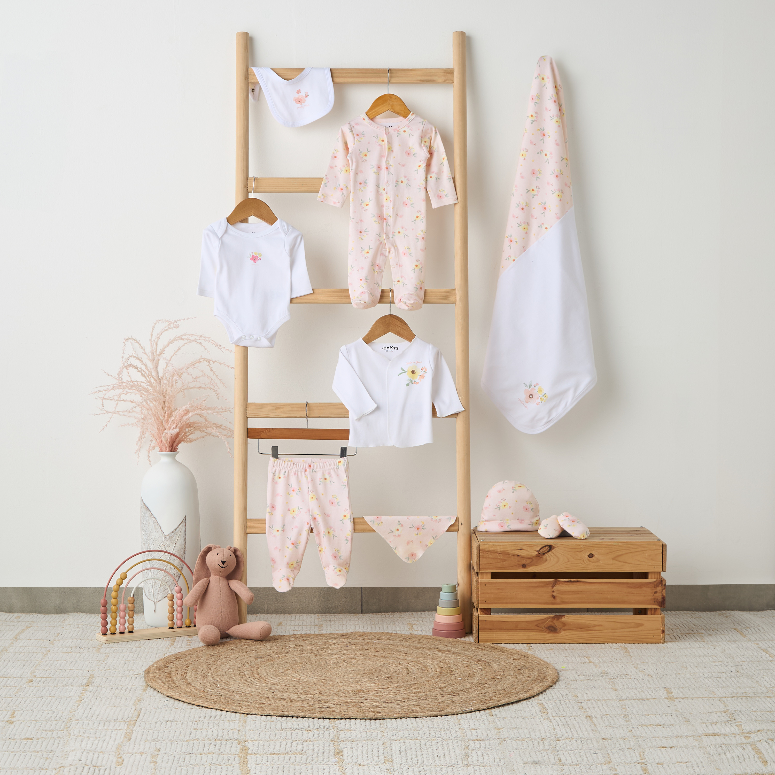 طقم ملابس هدايا بطبعات زهرية 9 قطع من جونيورز-baby-girls-clothing-setsandcoords-image-15