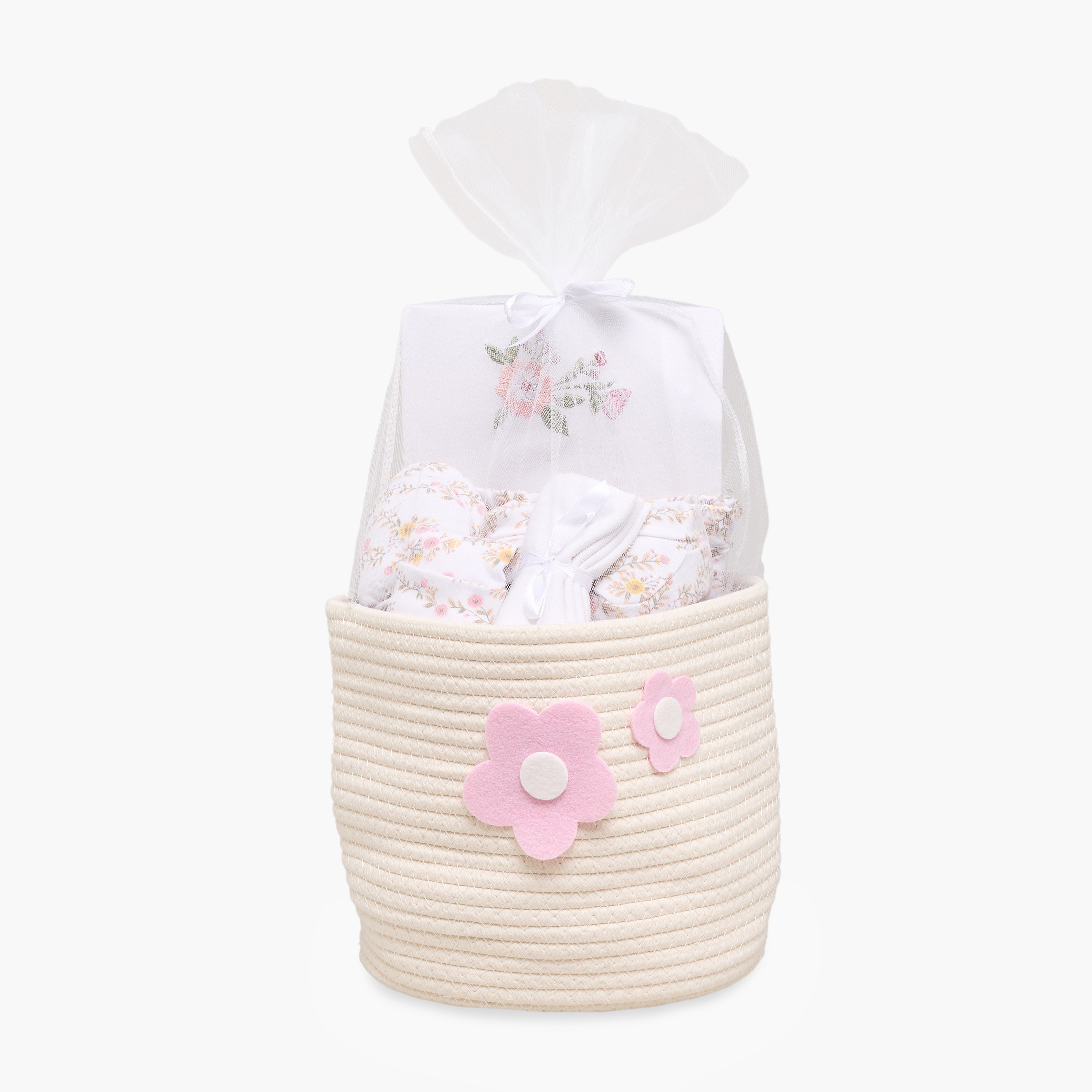 طقم هدايا ملابس بطبعات أزهار من جونيورز - 8 قطع-baby-girls-clothing-setsandcoords-image-2