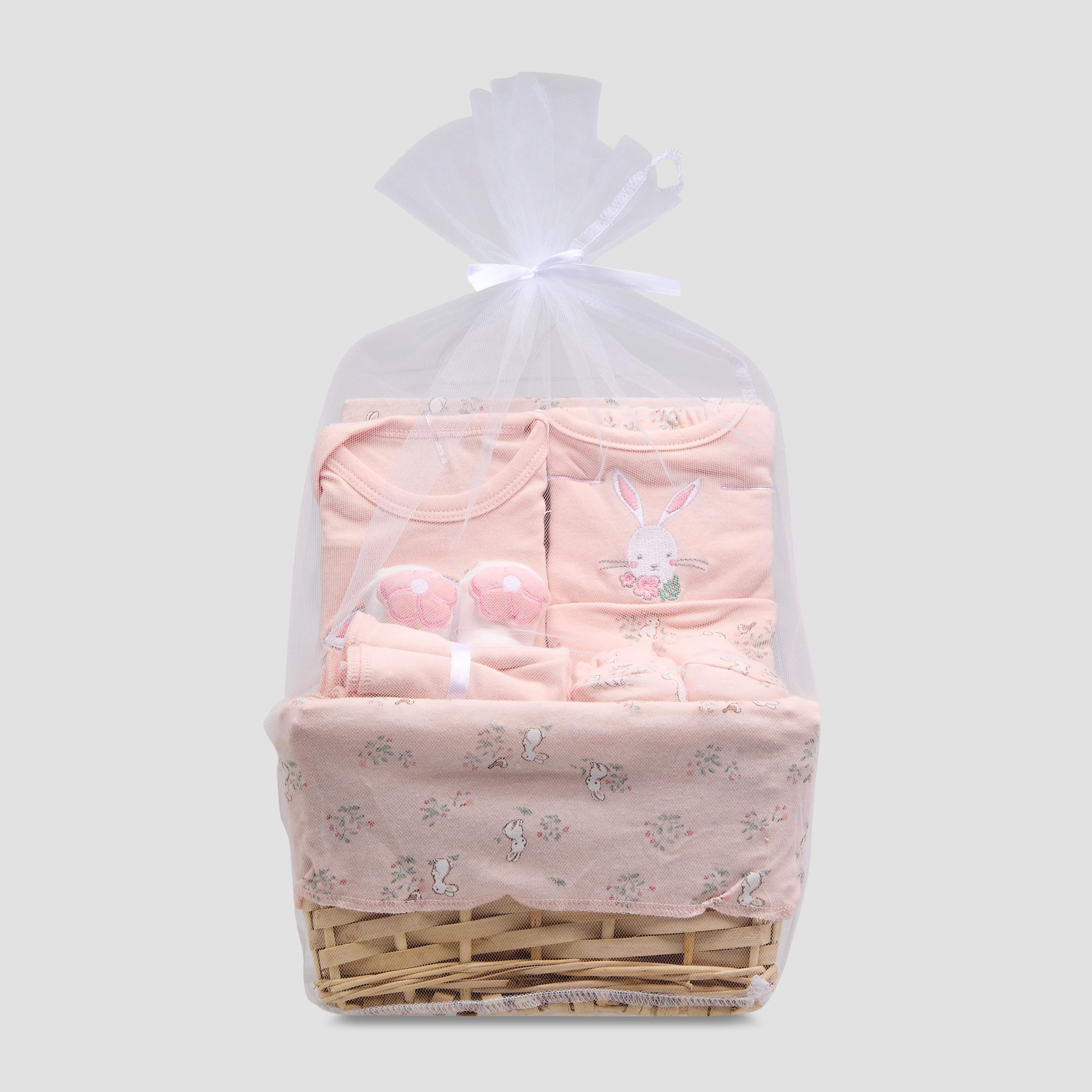 Set of 12 Juniors Clothing Gift Set with Bunny Print-baby-girls-clothing-setsandcoords-image-1