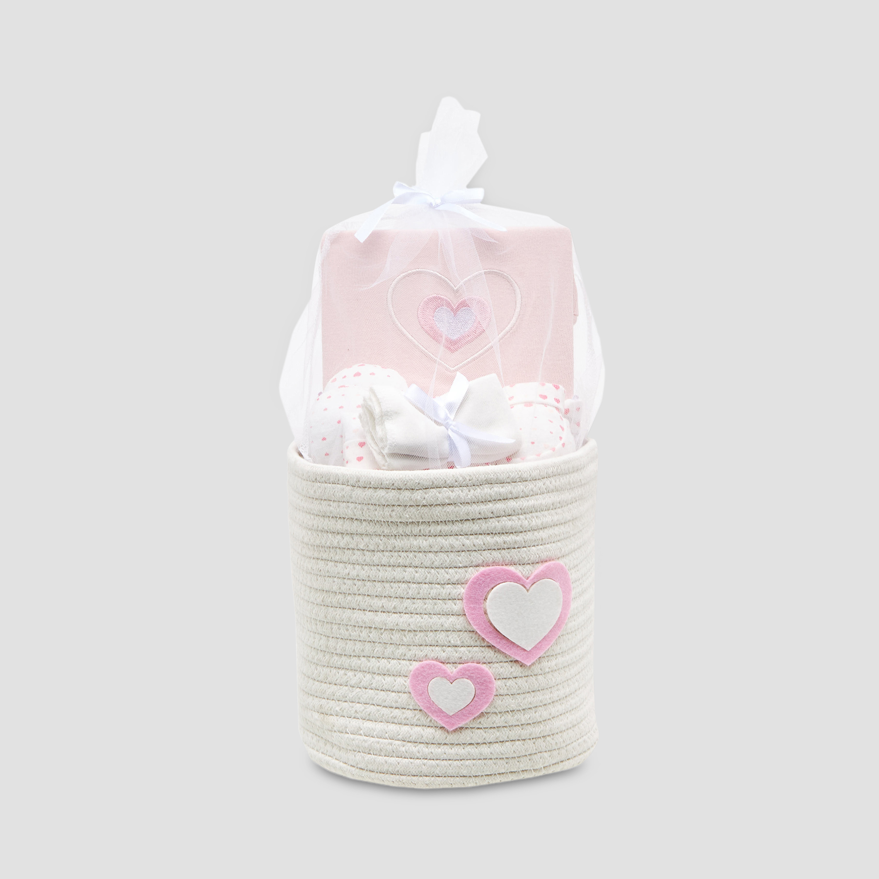 Set of 8 Juniors Clothing Gift Set with Heart Print-baby-girls-clothing-setsandcoords-image-1