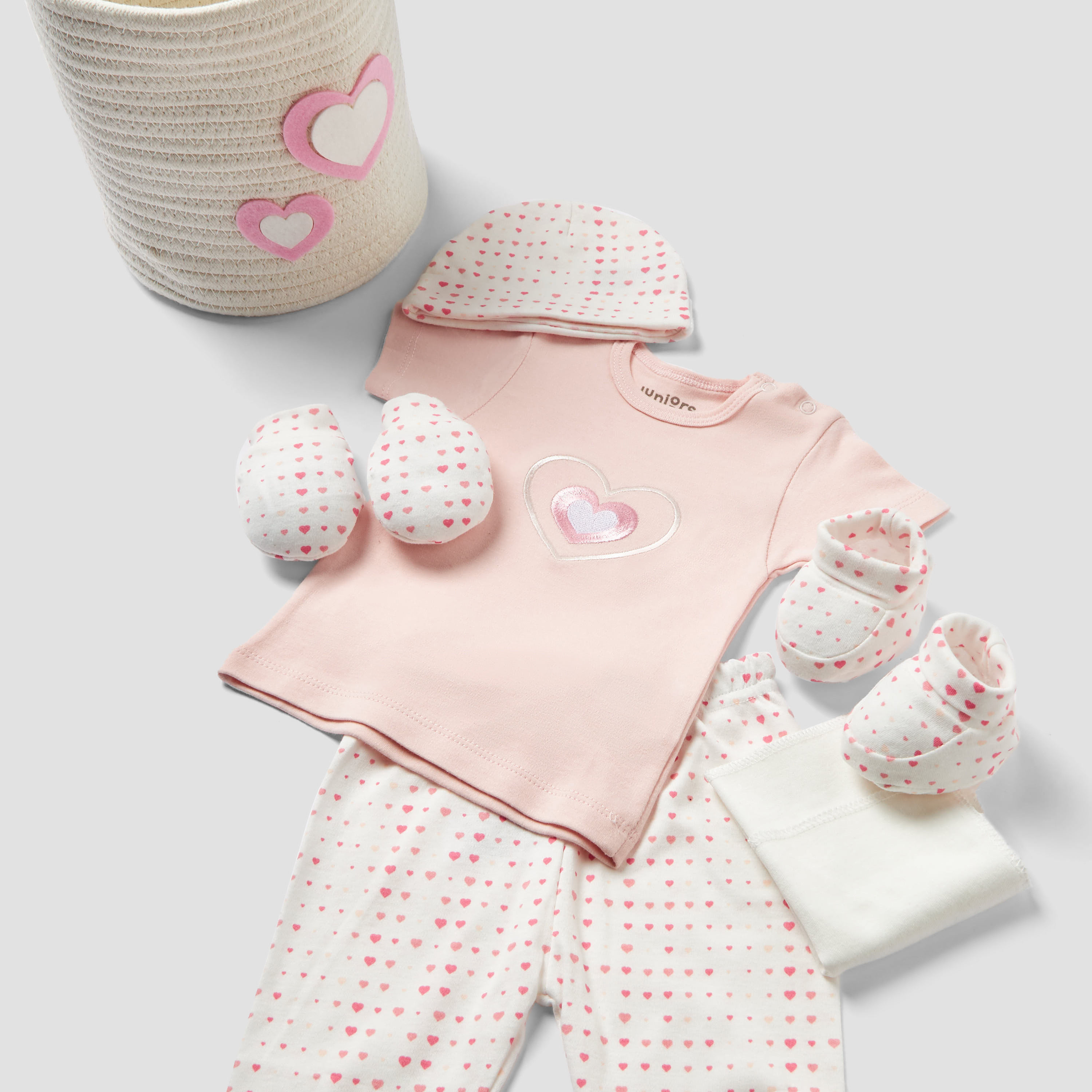Set of 8 Juniors Clothing Gift Set with Heart Print-baby-girls-clothing-setsandcoords-image-8