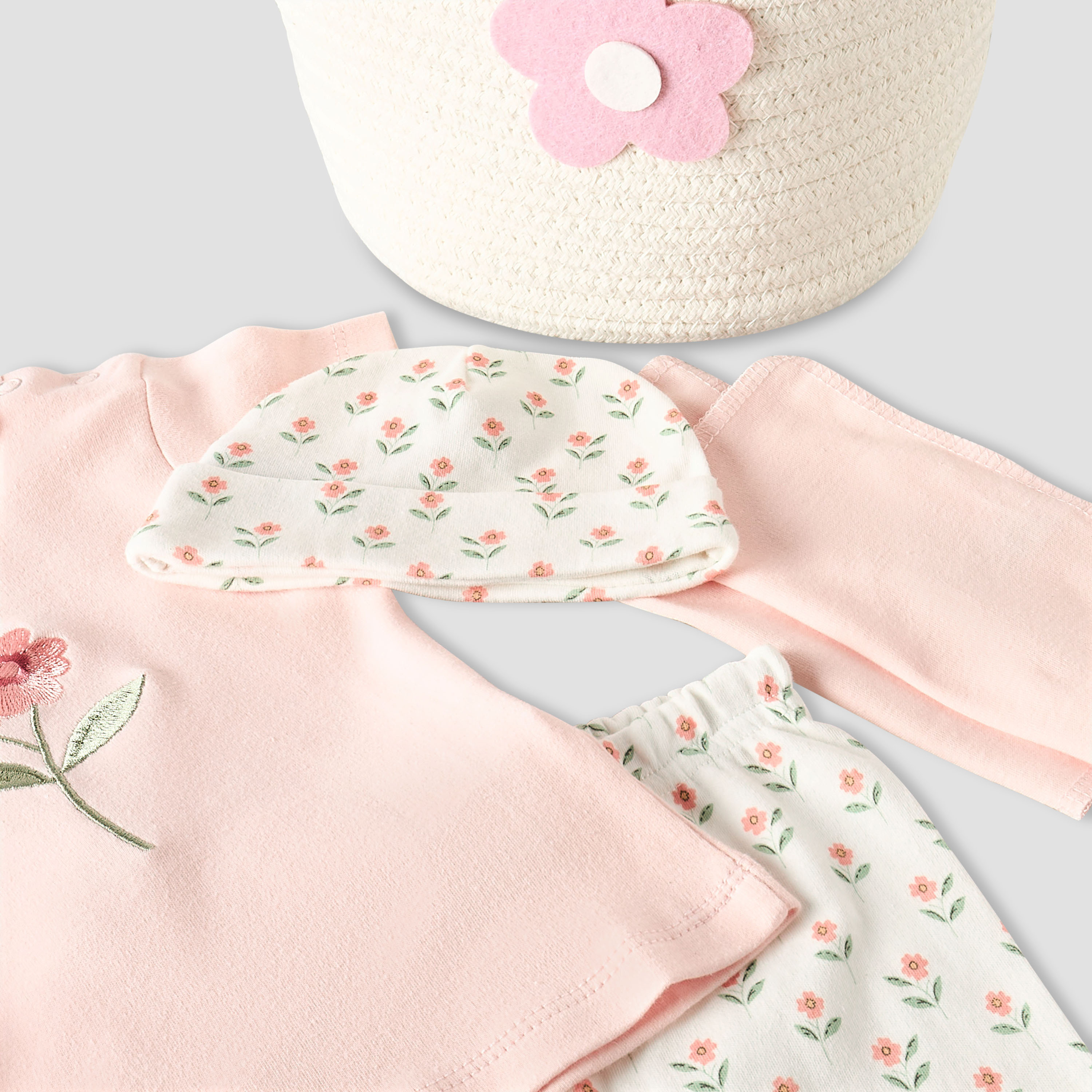 Set of 8 Juniors Clothing Gift Set with Floral Print-baby-girls-clothing-setsandcoords-image-11