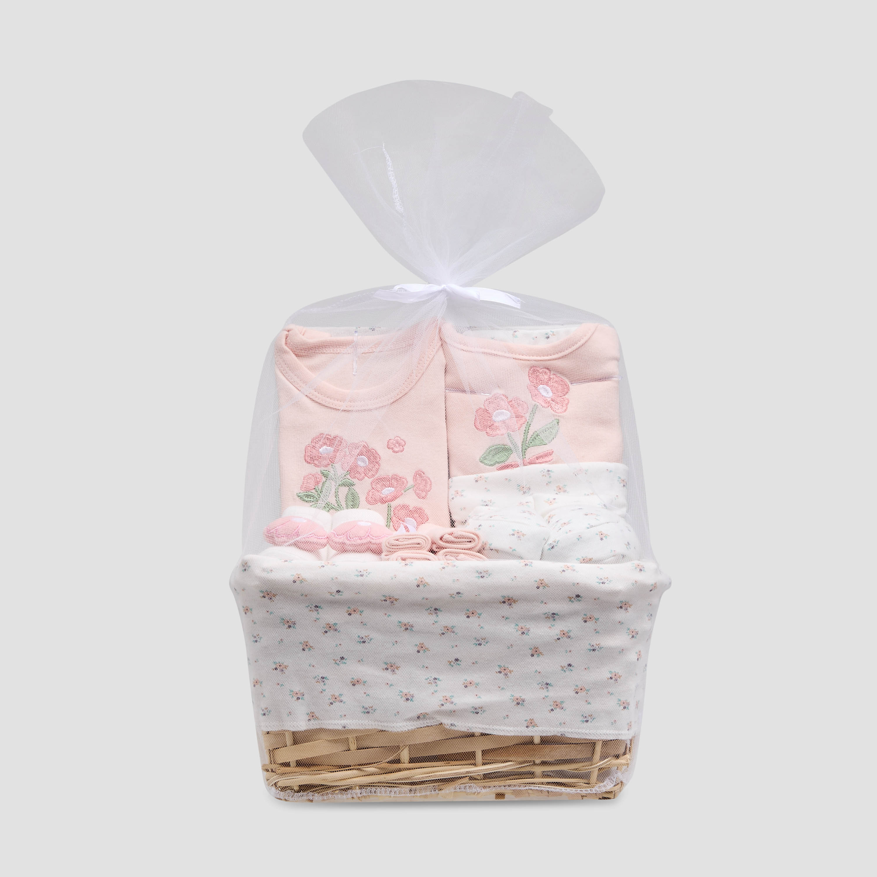 Set of 11 Juniors Clothing Gift Set with Floral Print-baby-girls-clothing-setsandcoords-image-1