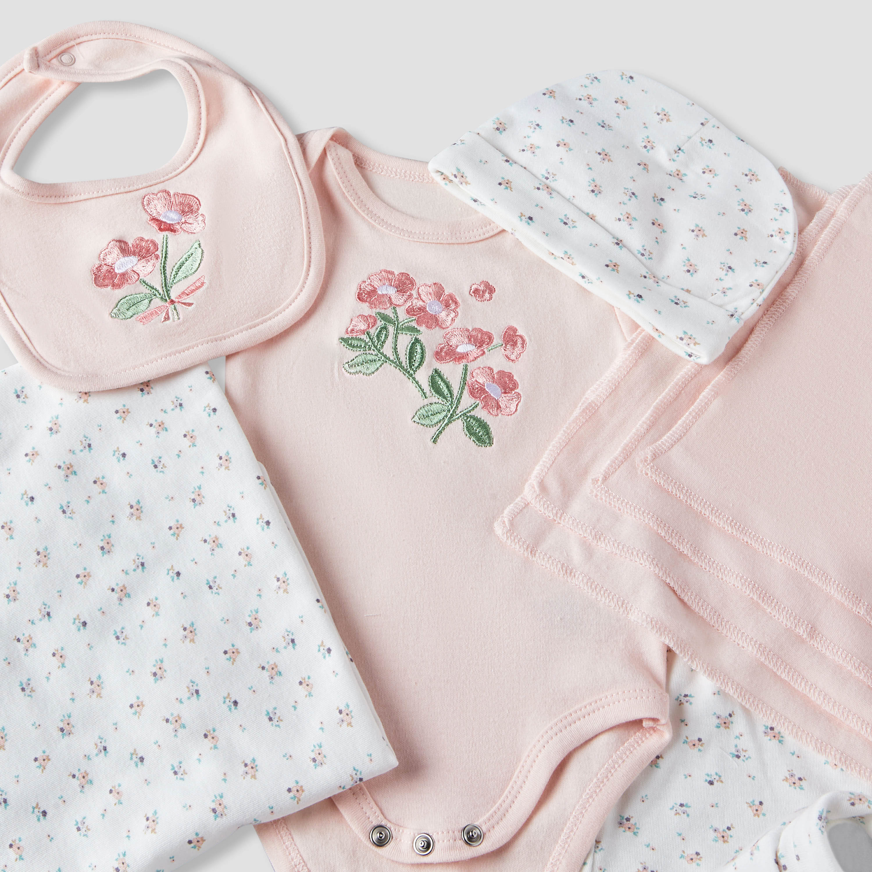 Set of 11 Juniors Clothing Gift Set with Floral Print-baby-girls-clothing-setsandcoords-image-11