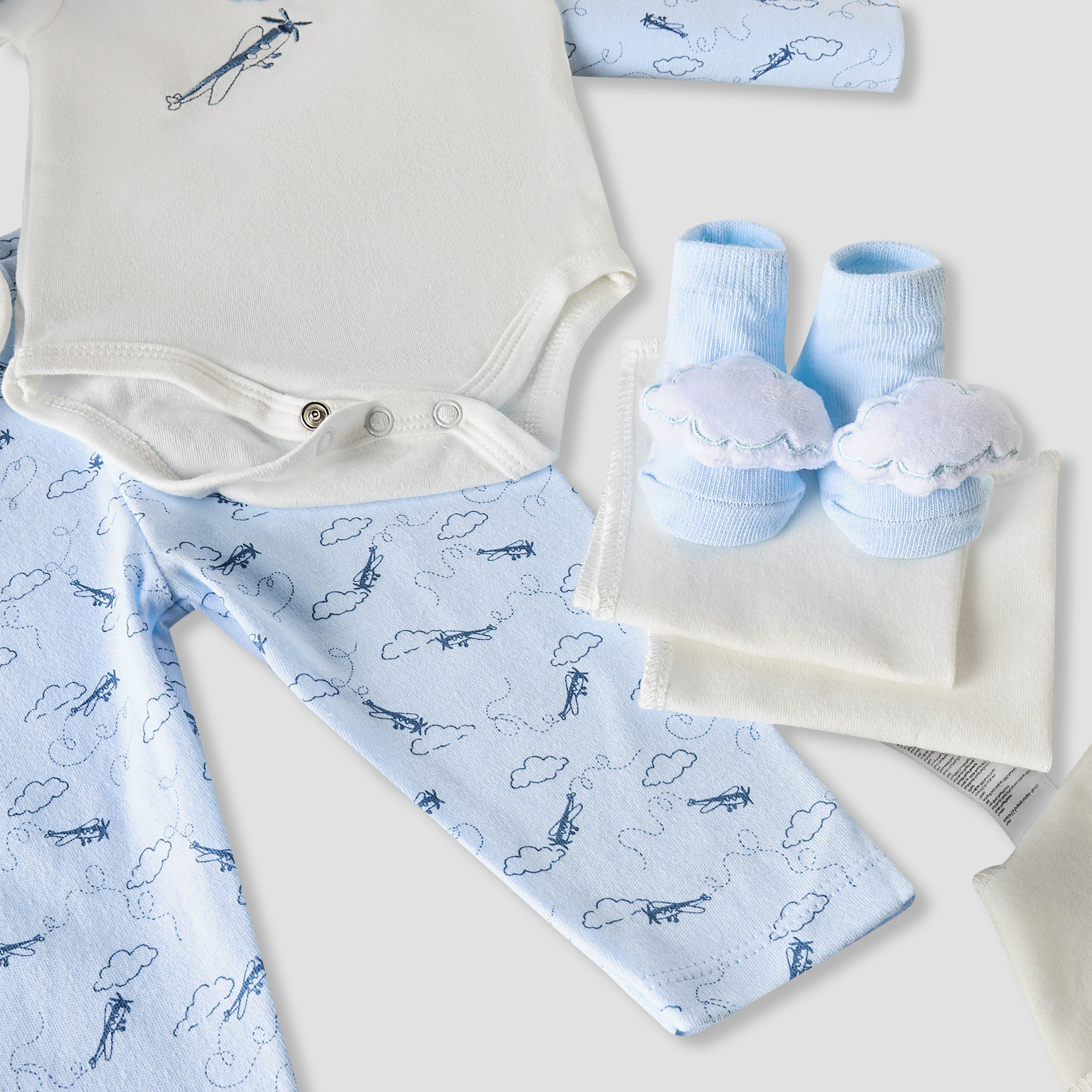 Set of 11 Juniors Clothing Gift Set with Aeroplane Print-baby-boys-clothing-setsandcoords-image-13