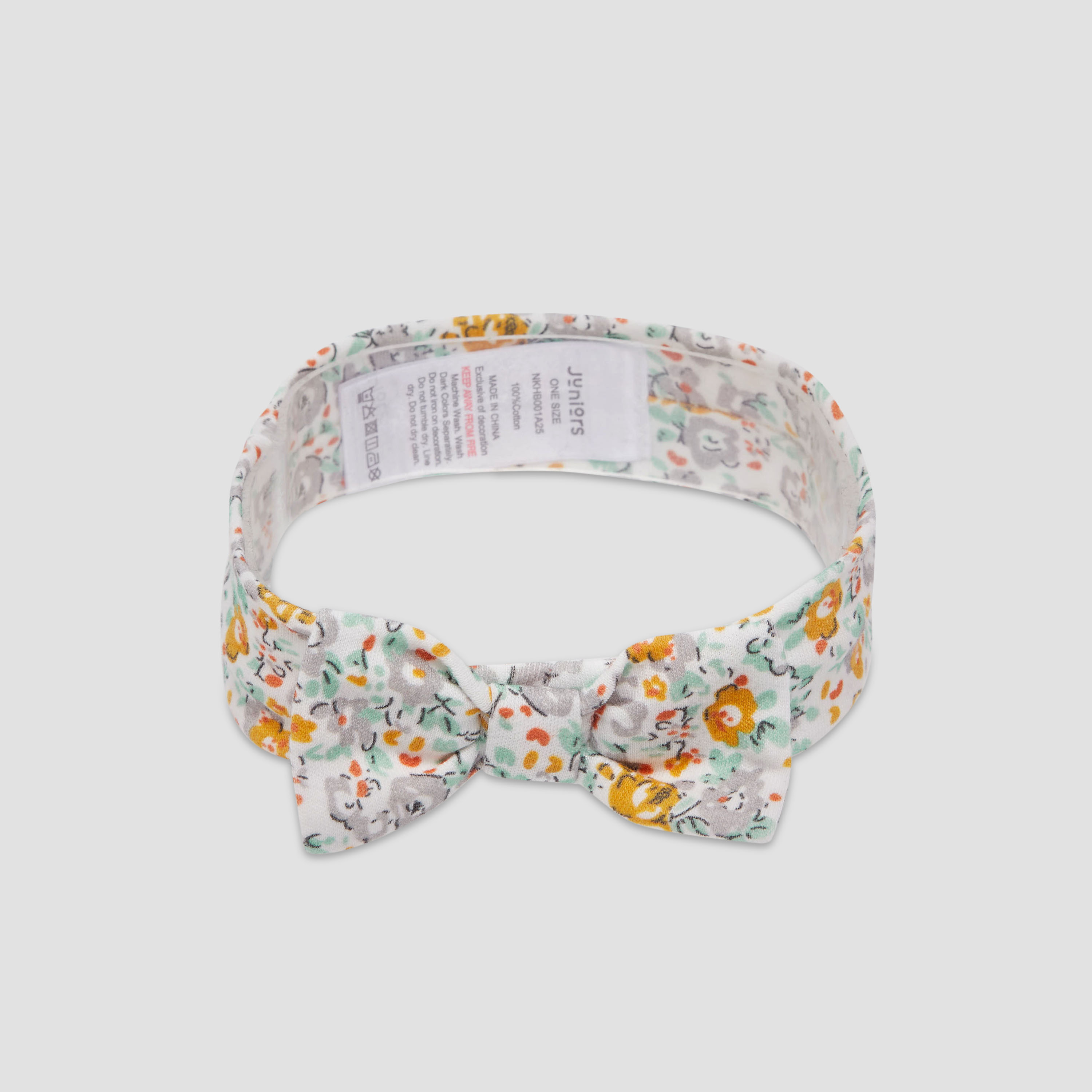 Juniors Girls Assorted Headband with Bow - Cotton - Set of 5-baby-girls-accessories-hairaccessories-image-7