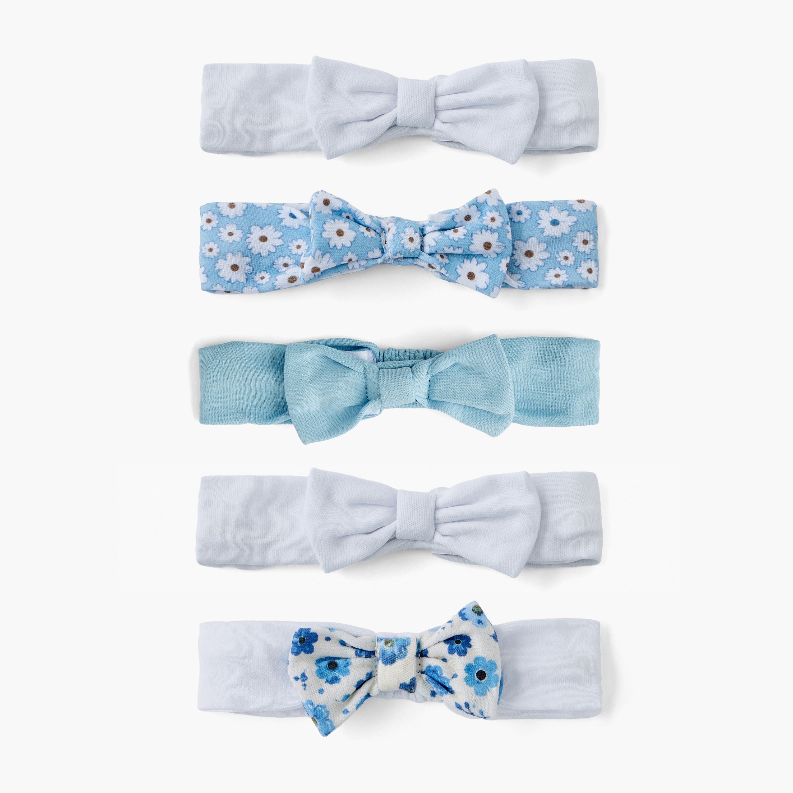 Pack of 5 Juniors Hairband with Bow Accent-baby-girls-accessories-hairaccessories-image-1