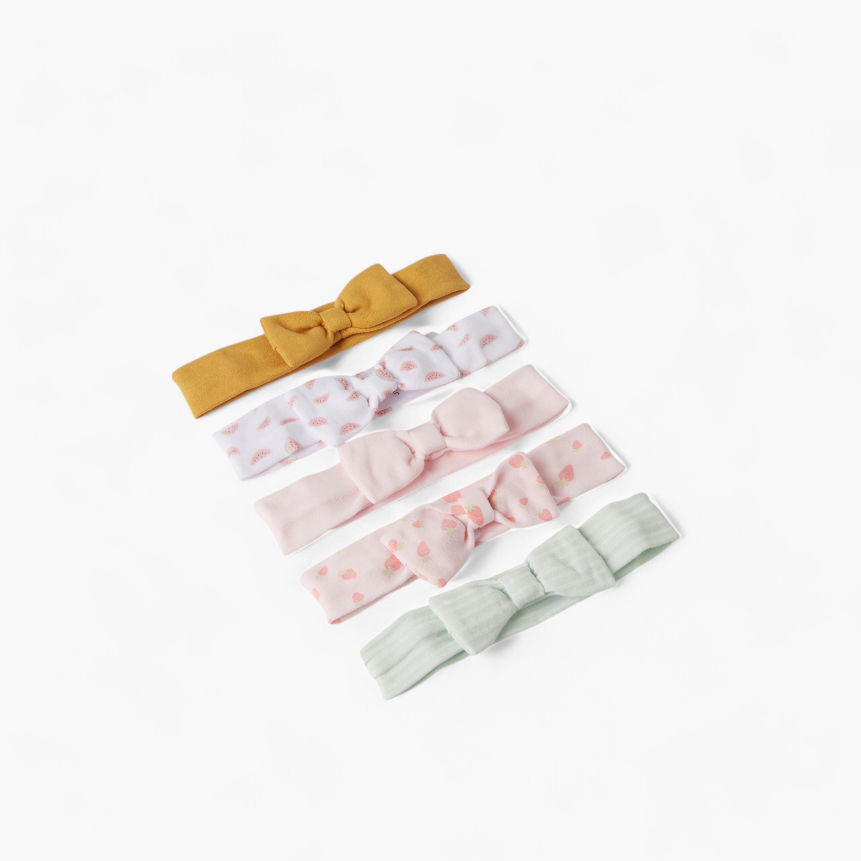 Juniors Assorted Headband with Bow Applique - Set of 5-baby-girls-accessories-hairaccessories-image-1