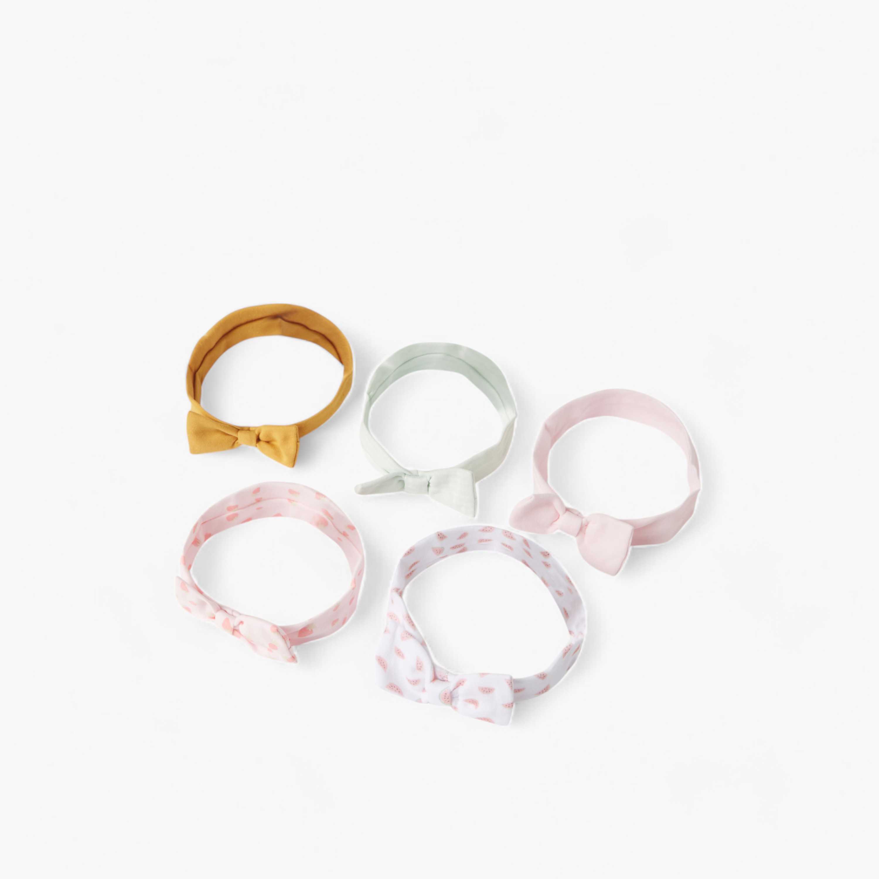 Juniors Assorted Headband with Bow Applique - Set of 5-baby-girls-accessories-hairaccessories-image-4