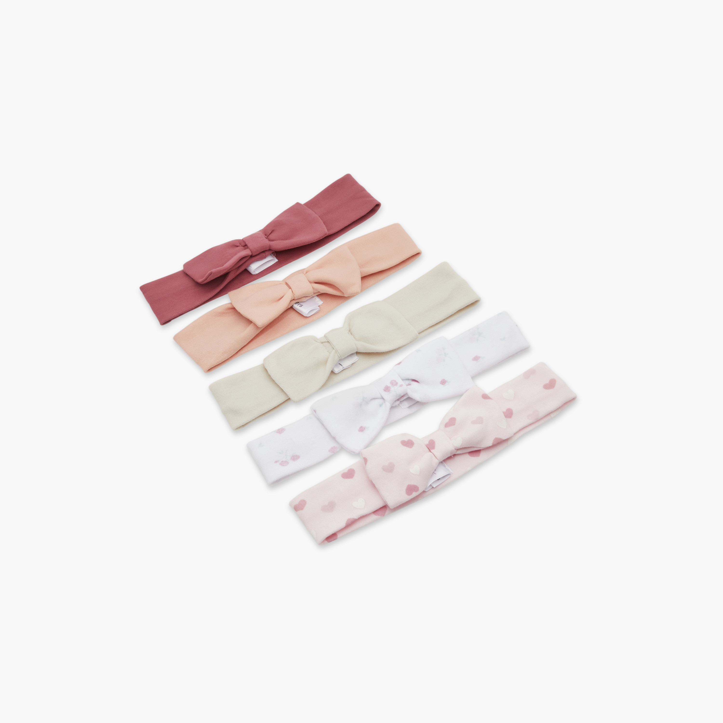 Juniors Assorted Bow Applique Headband - Set of 5-baby-girls-accessories-hairaccessories-image-2