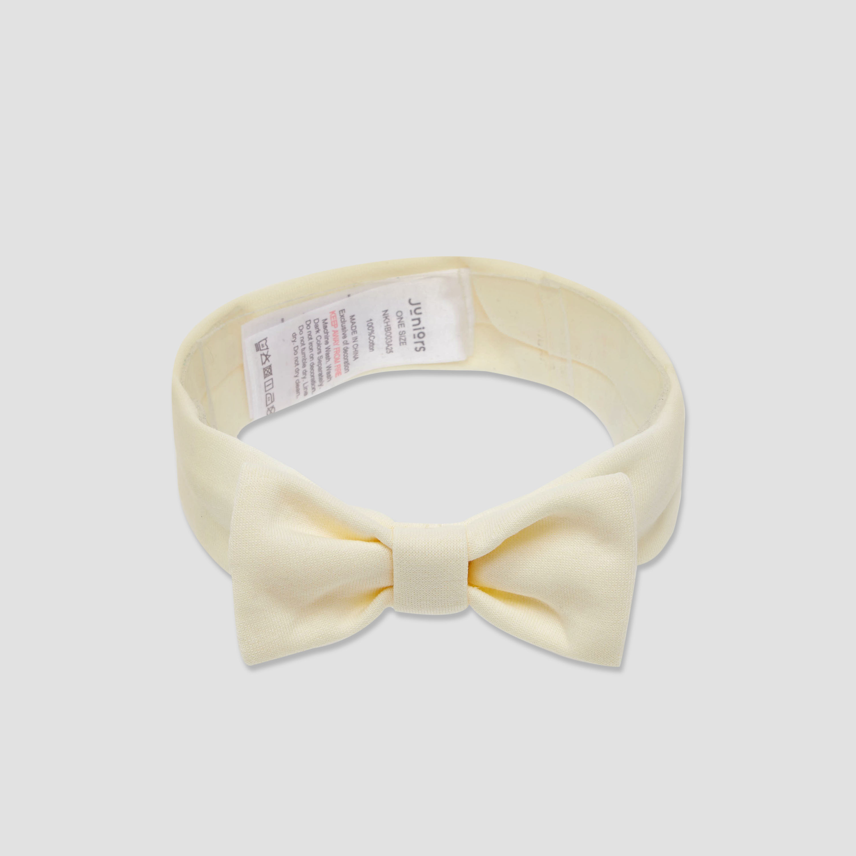 طقم شريطة رأس متنوعة للبنات مع فيونكة - قطن - طقم من 5 قطع من جونيورز-baby-girls-accessories-hairaccessories-image-7