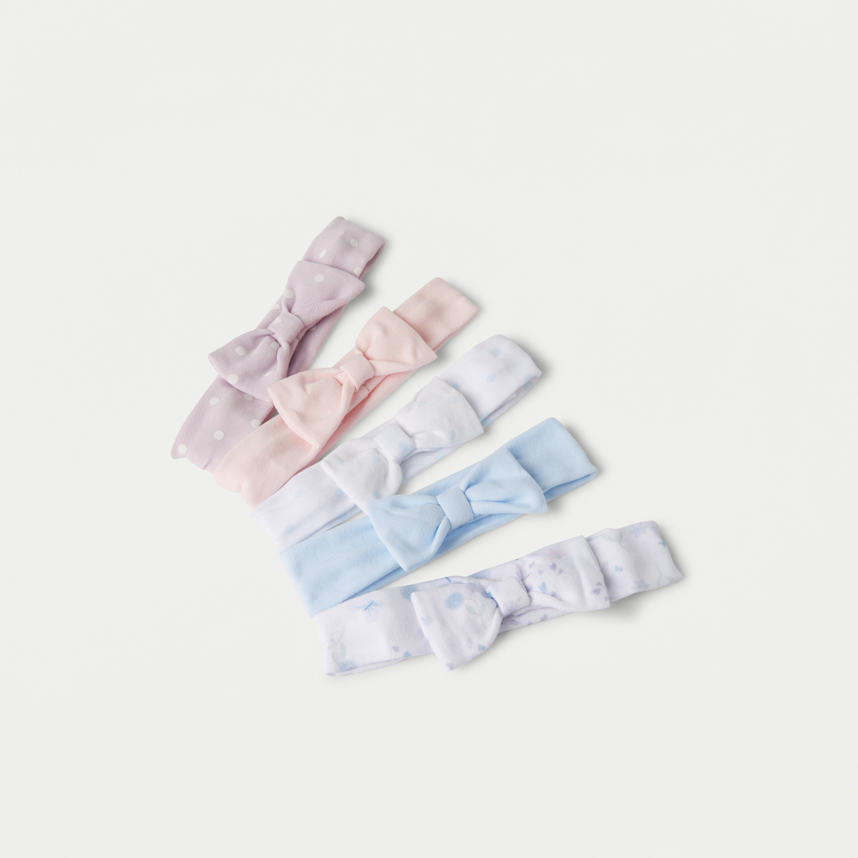 Juniors Assorted Headband with Bow Applique - Set of 5-baby-girls-accessories-hairaccessories-image-2