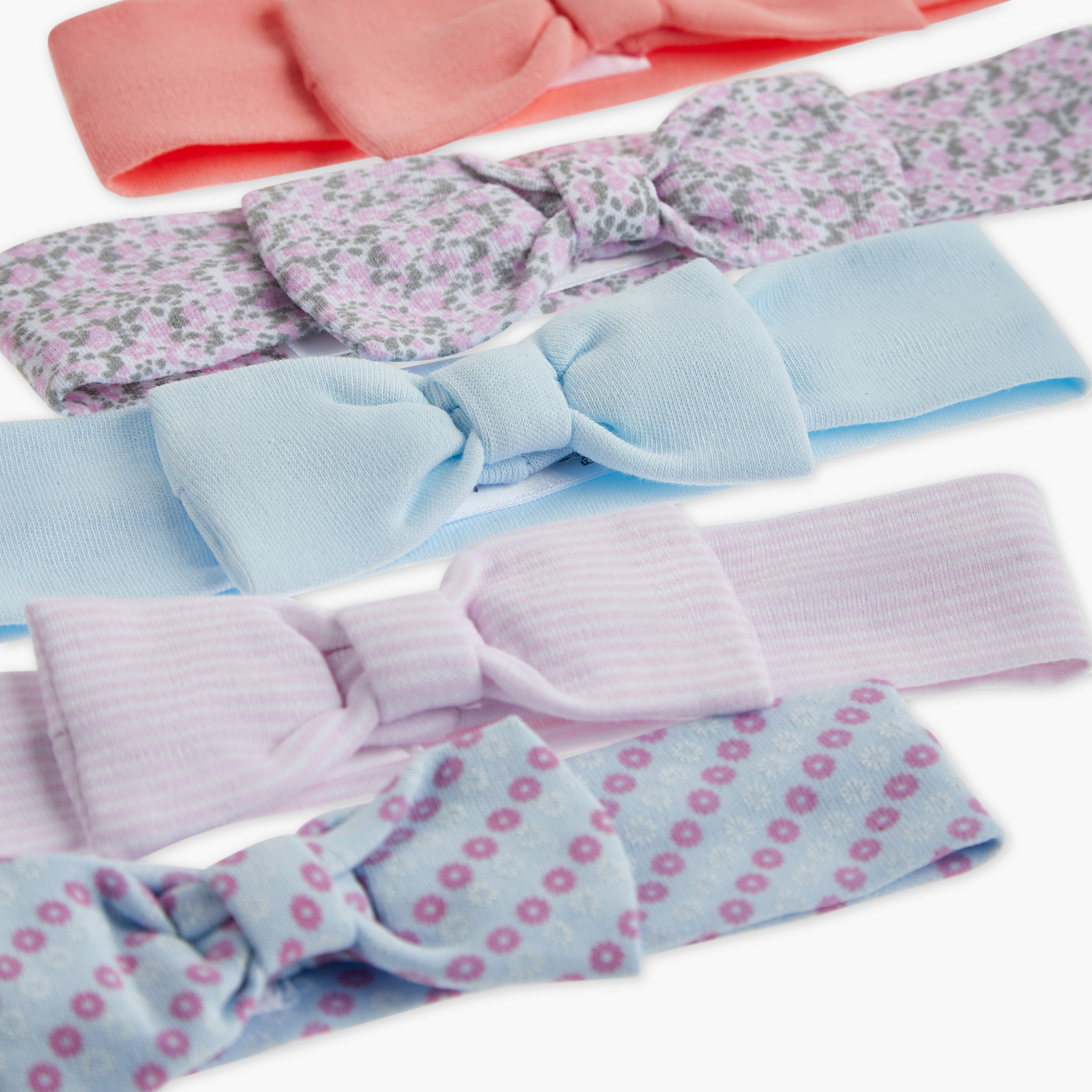 Juniors Bow Detail Headband - Set of 5-baby-girls-accessories-hairaccessories-image-9