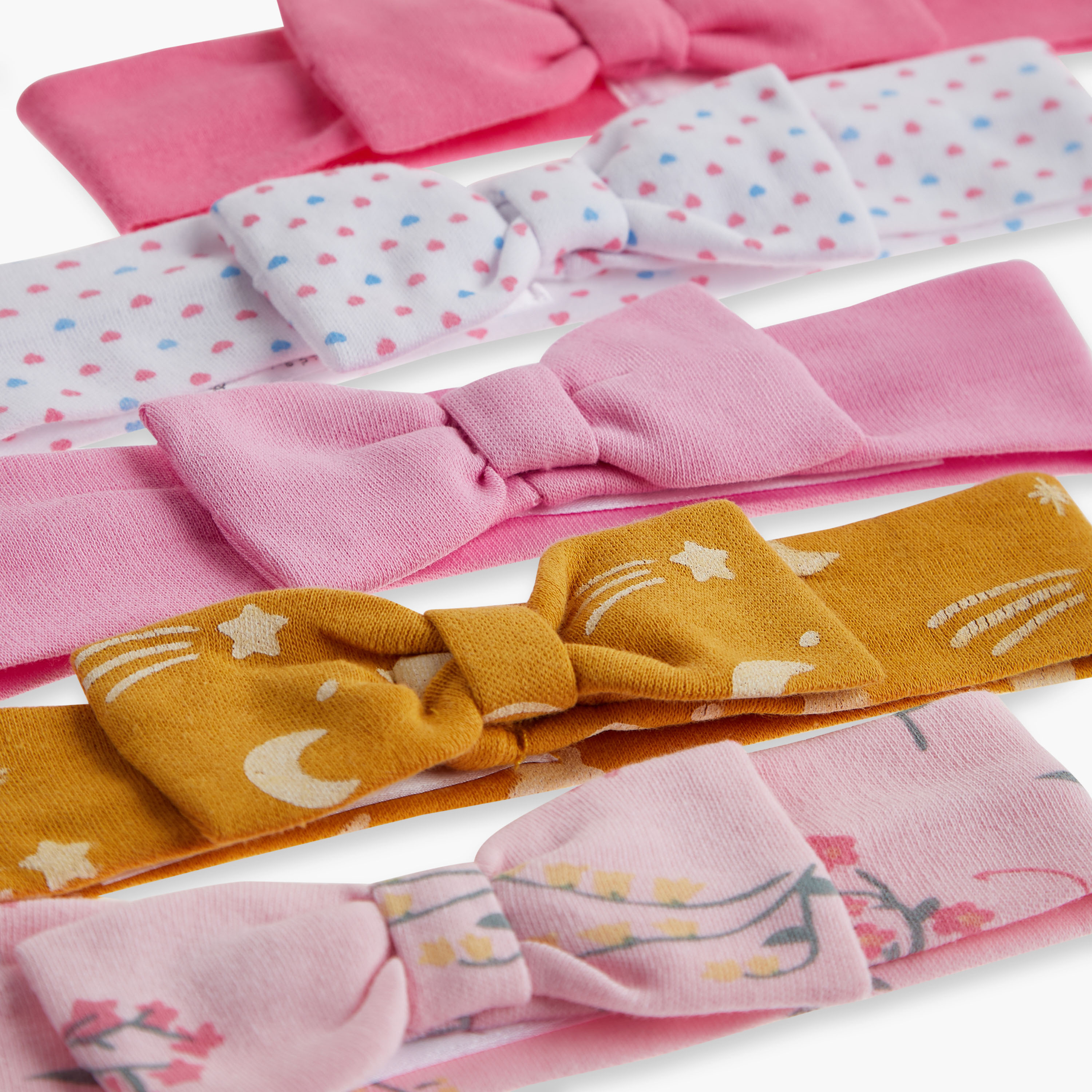 Juniors Bow Detail Headband - Set of 5-baby-girls-accessories-hairaccessories-image-9