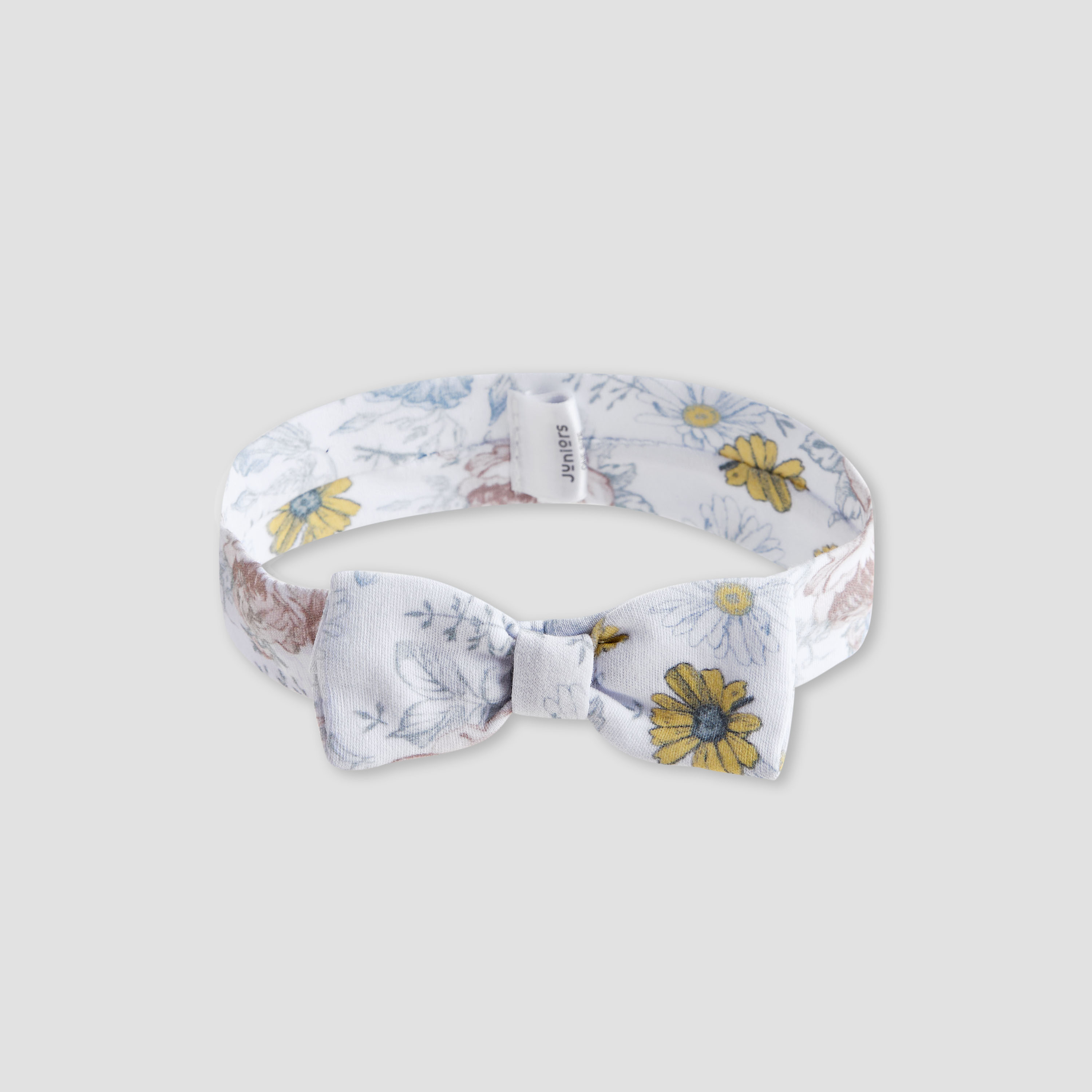 Juniors Printed Elasticated Headband with Bow Detail - Set of 5-baby-girls-accessories-hairaccessories-image-8