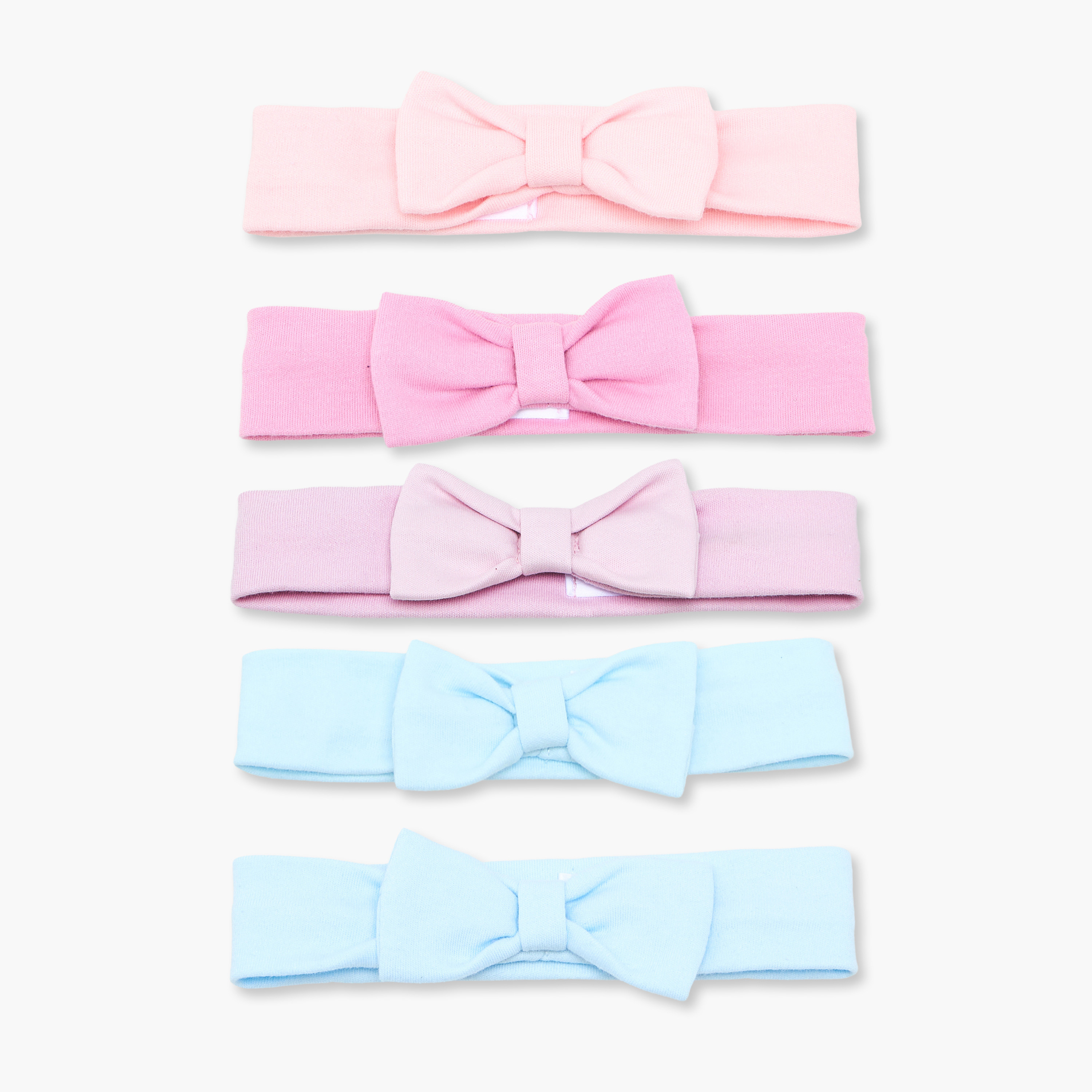 طقم من 5 - ربطة شعر بزينة فيونكة من جونيورز-baby-girls-accessories-hairaccessories-image-1