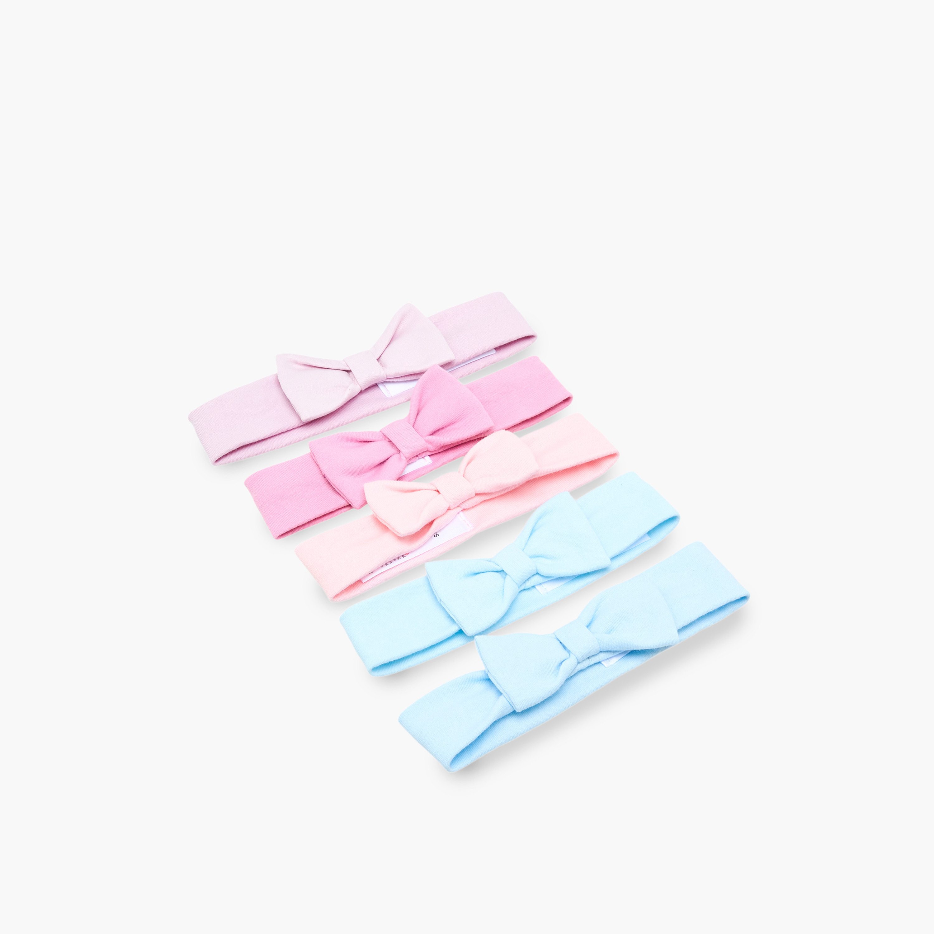 طقم من 5 - ربطة شعر بزينة فيونكة من جونيورز-baby-girls-accessories-hairaccessories-image-7