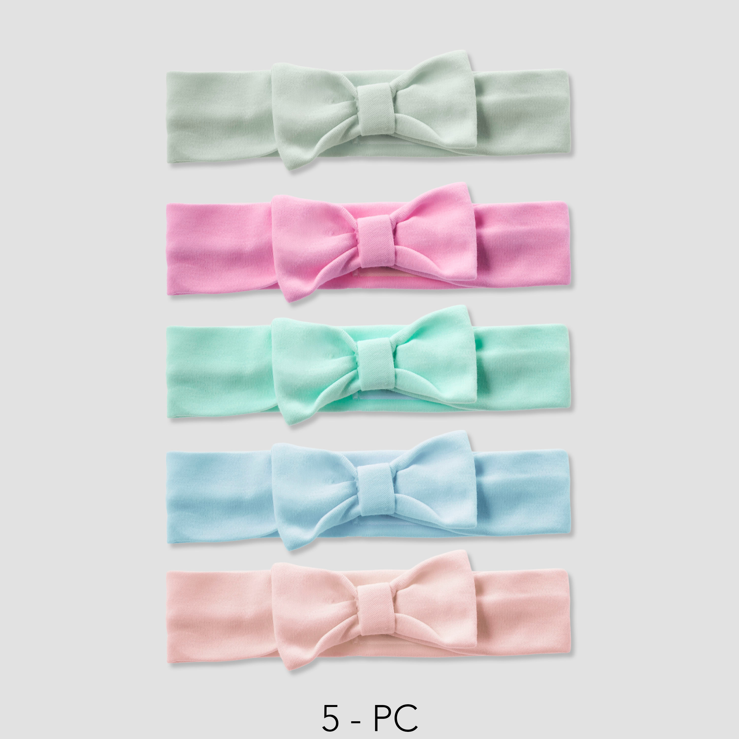Pack of 5 Juniors Headband with Bow Accent-baby-girls-accessories-hairaccessories-image-1