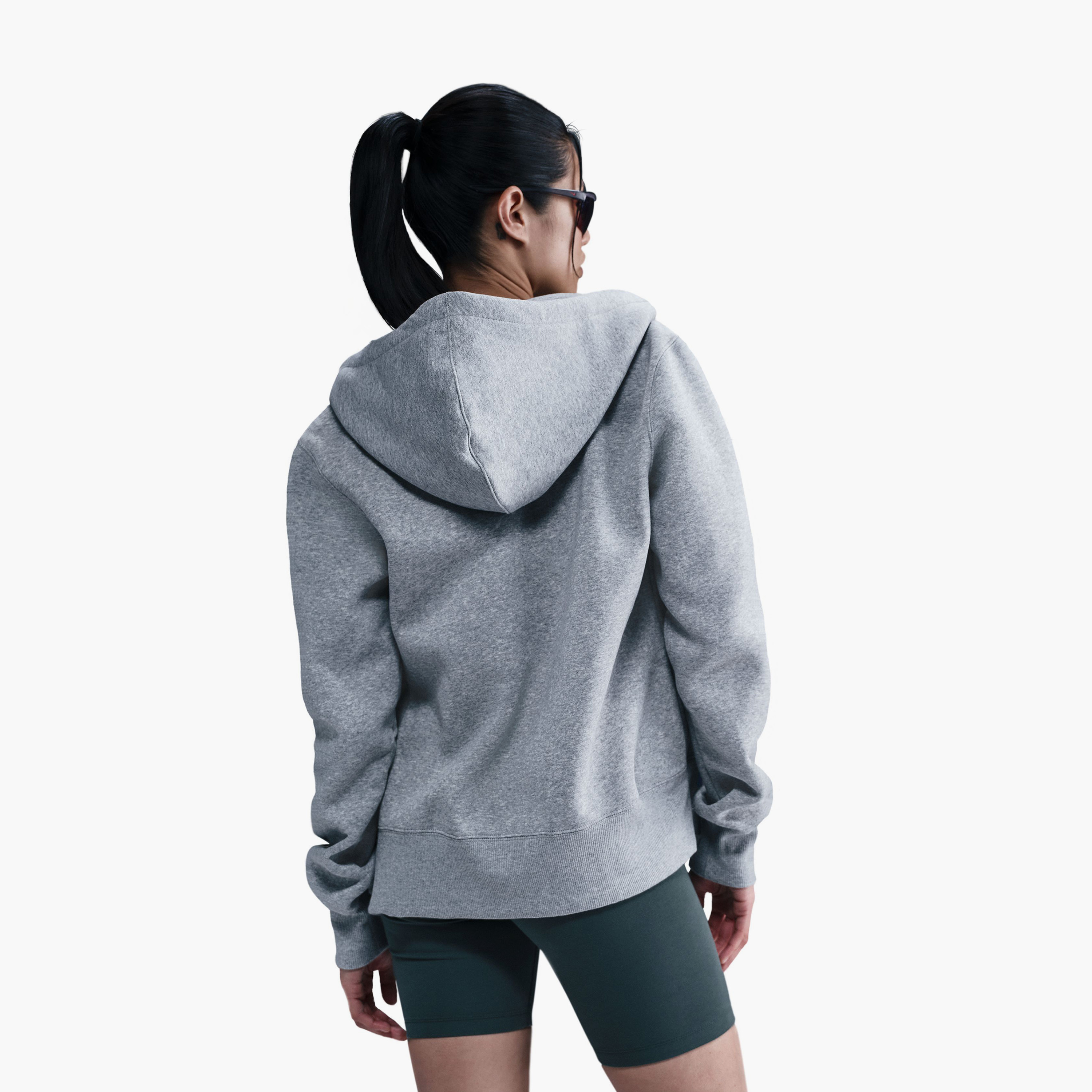 Nike Women's Sportswear Phoenix Fleece Full-Zip Hoodie NKHJ0995 | OE-women-winterwear-hoodiesandsweatshirts-sweatshirts-image-4