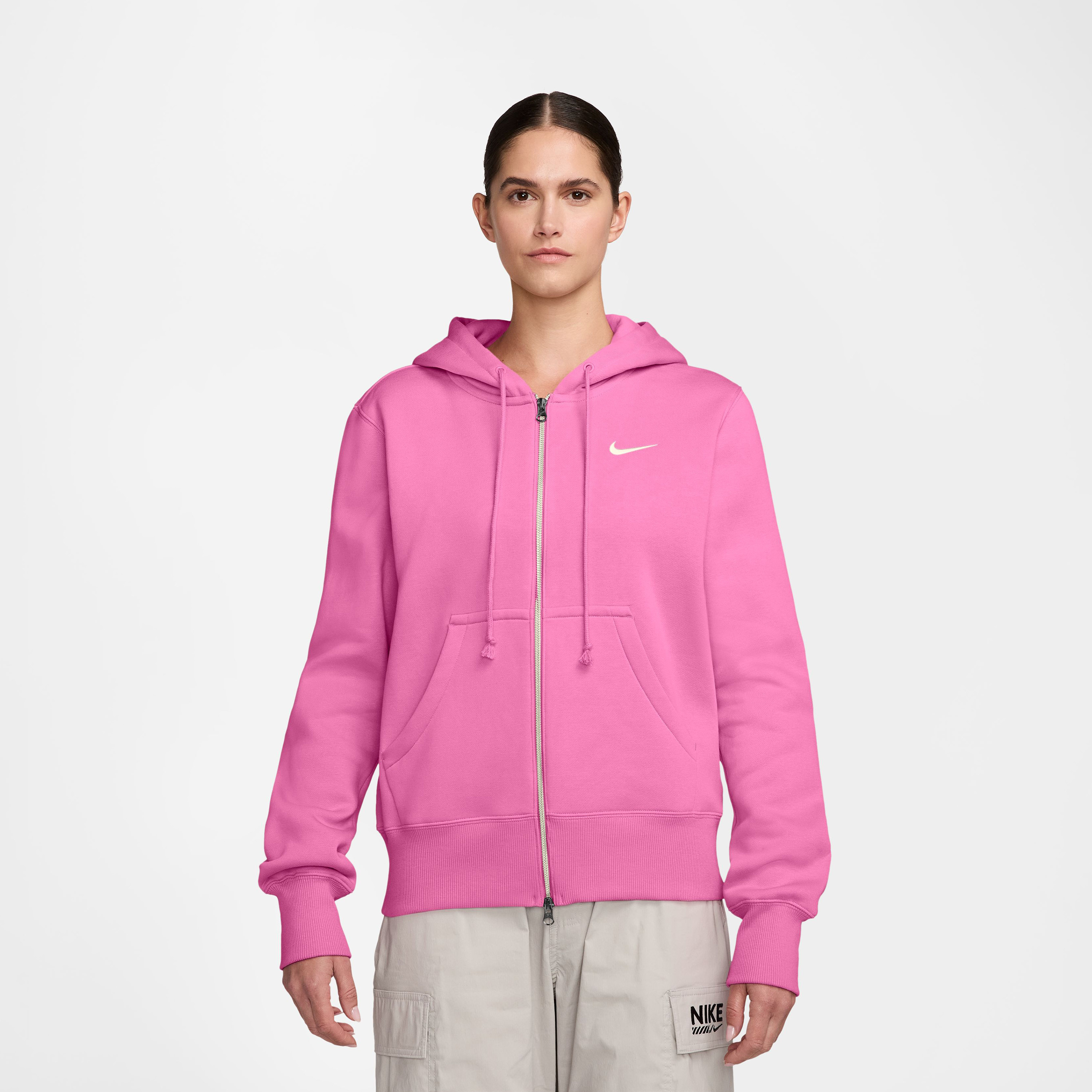 Nike Women's Sportswear Phoenix Fleece Full-Zip Hoodie NKHJ0995 | OE-women-winterwear-hoodiesandsweatshirts-sweatshirts-image-1