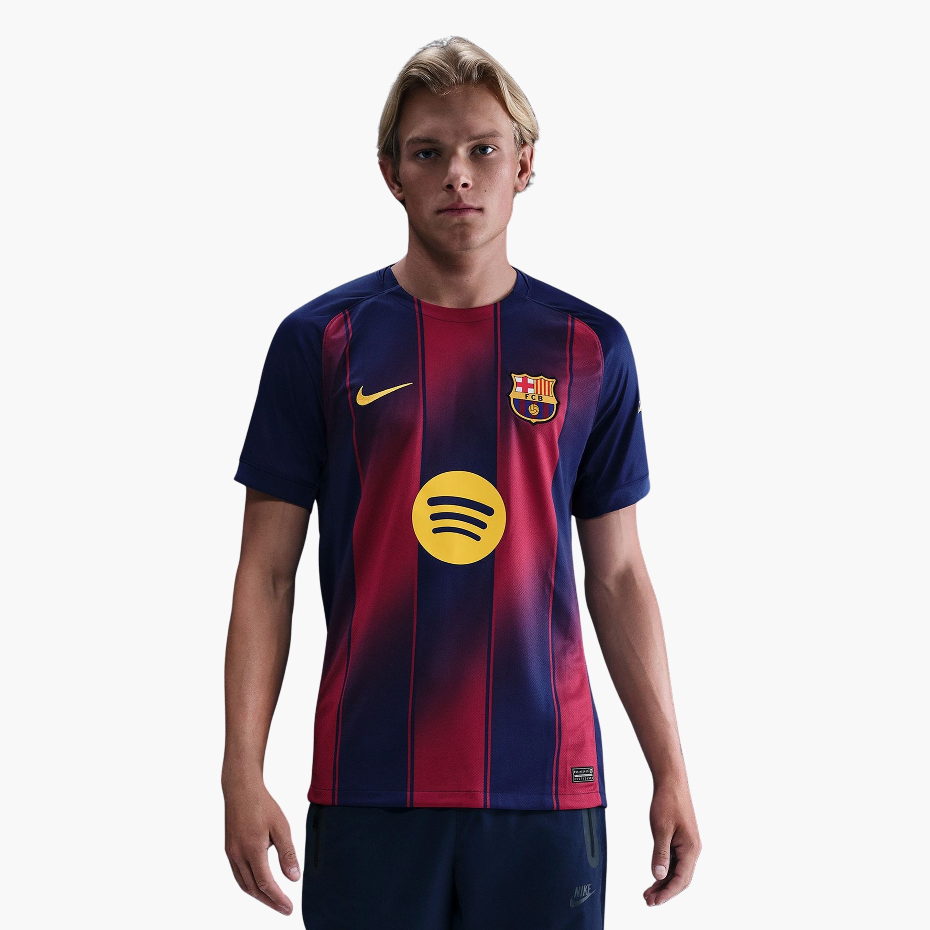 Nike Men's FC Barcelona 25/26 Home Dri-FIT Stadium Jersey Short Sleeve NKHJ4590 | OE-men-clothing-sportswearandactivewear-tshirtsandpolos-image-1