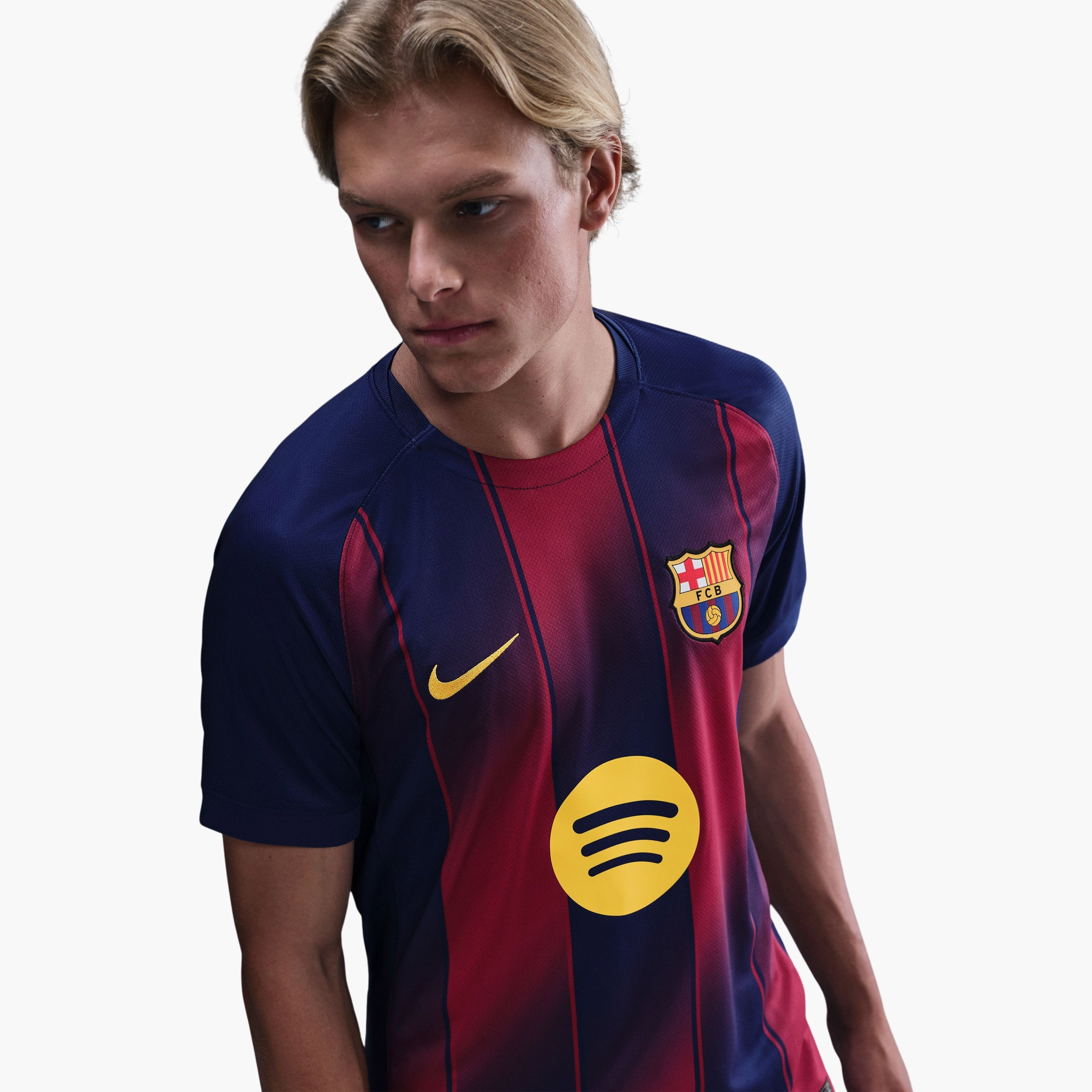 Nike Men's FC Barcelona 25/26 Home Dri-FIT Stadium Jersey Short Sleeve NKHJ4590 | OE-men-clothing-sportswearandactivewear-tshirtsandpolos-image-3