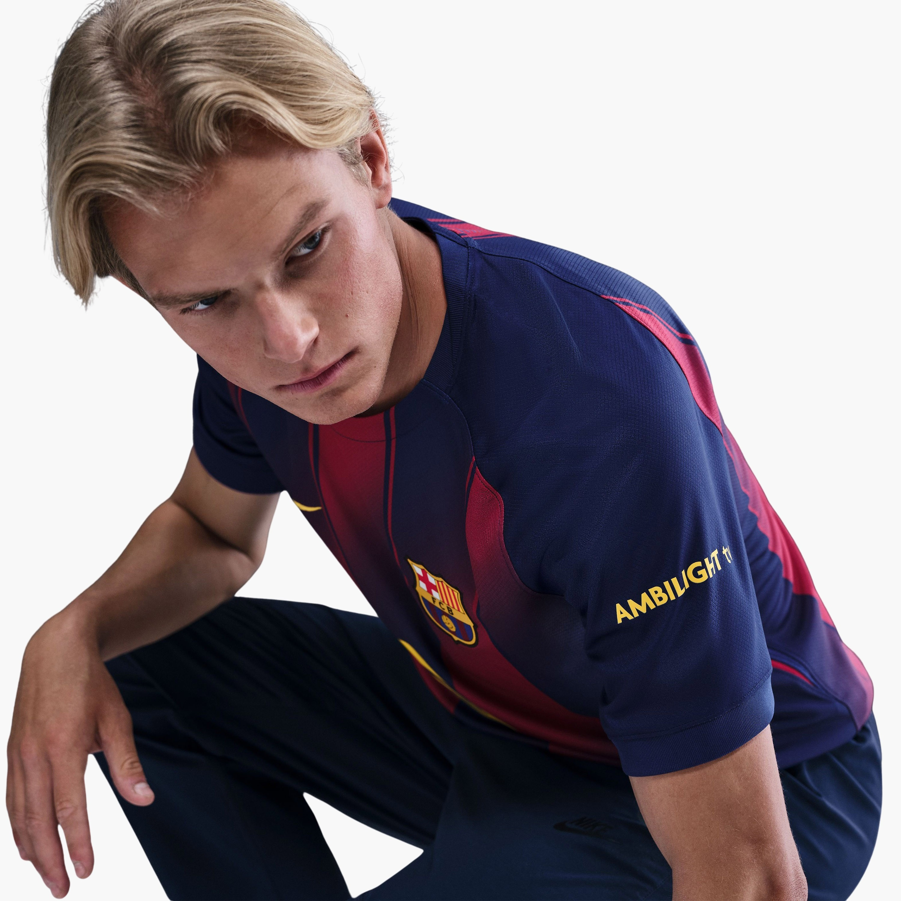 Nike Men's FC Barcelona 25/26 Home Dri-FIT Stadium Jersey Short Sleeve NKHJ4590 | OE-men-clothing-sportswearandactivewear-tshirtsandpolos-image-5