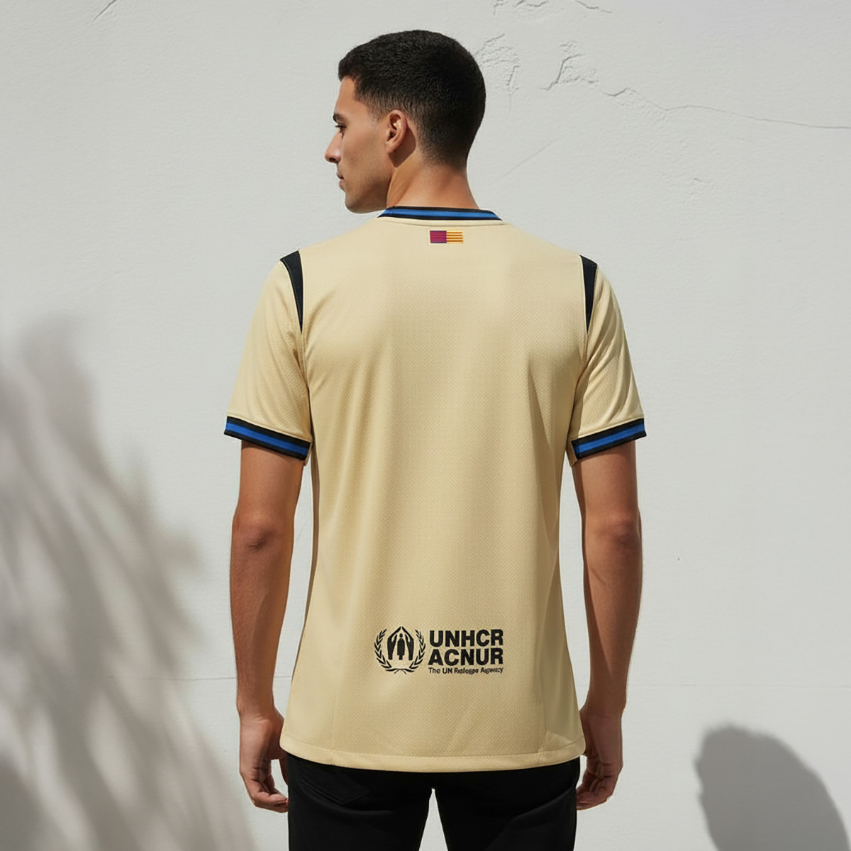 Nike Men's FC Barcelona 25/26 Away Dri-FIT Stadium Jersey Short Sleeve NKHJ4603 | OE-men-clothing-sportswearandactivewear-tshirtsandpolos-image-3