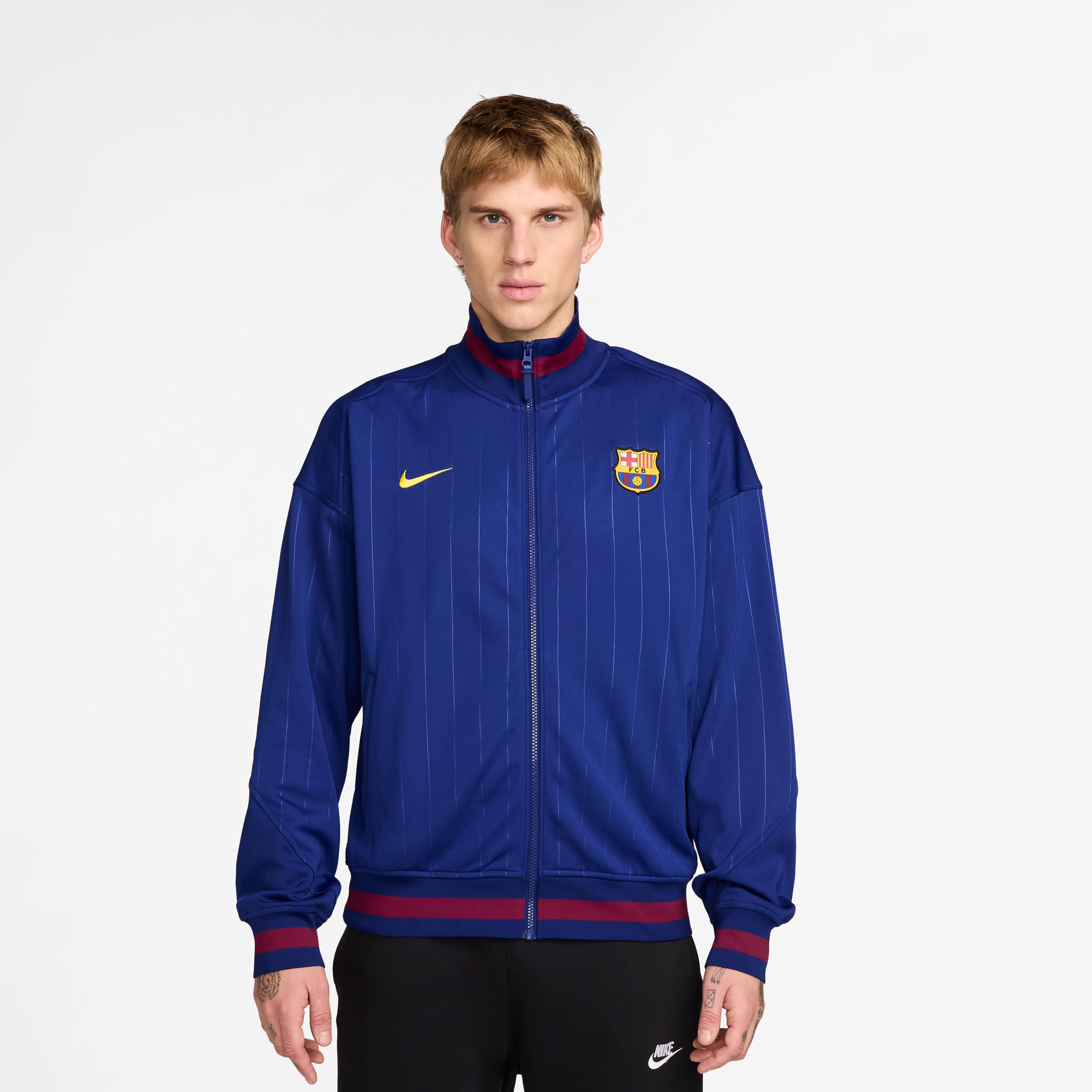 Shop Nike Men's FC Barcelona Dri-FIT Academy Pro Anthem Jacket