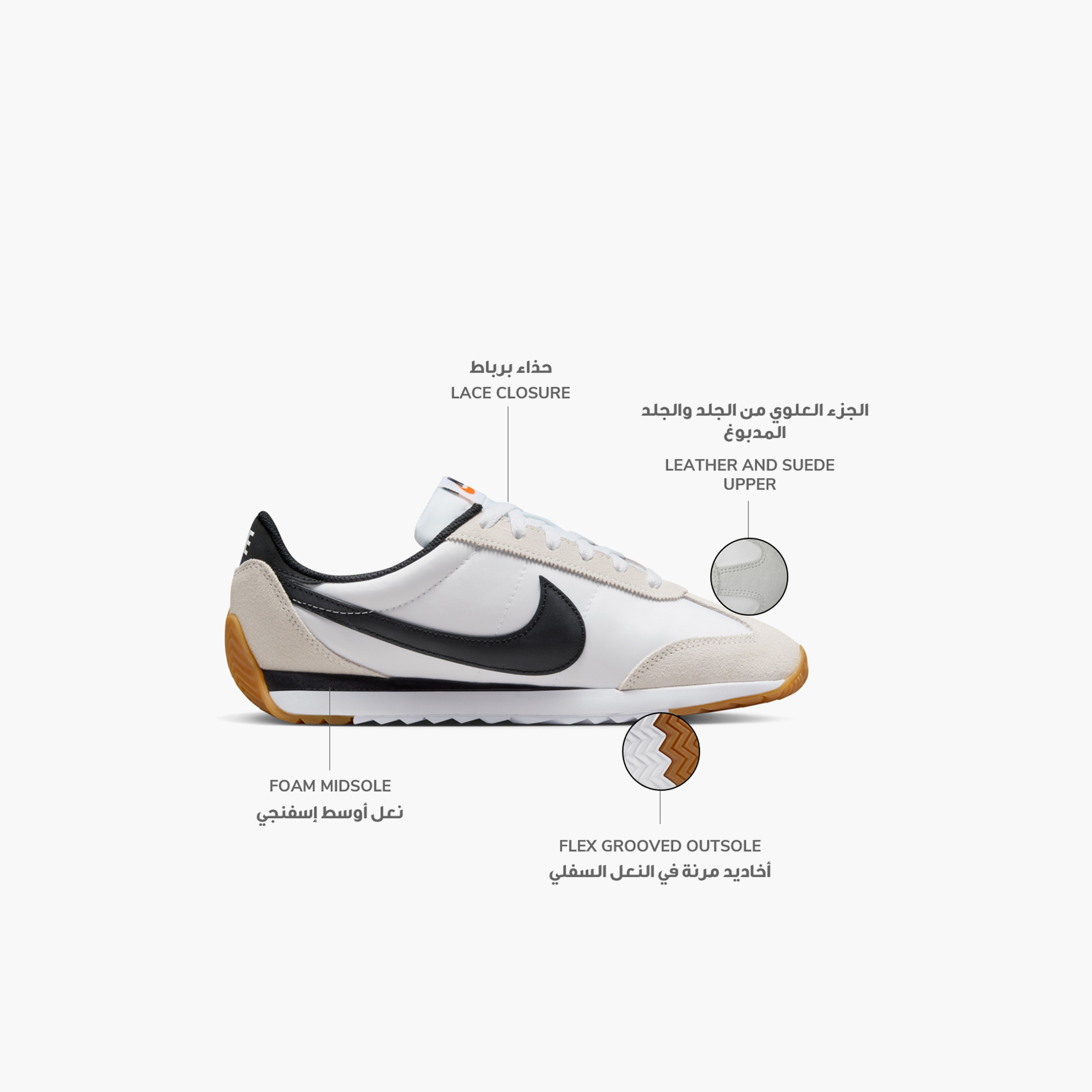 Nike Women Pacific Lace-Up Low Ankle Sneakers-sports-women-shoes-image-2