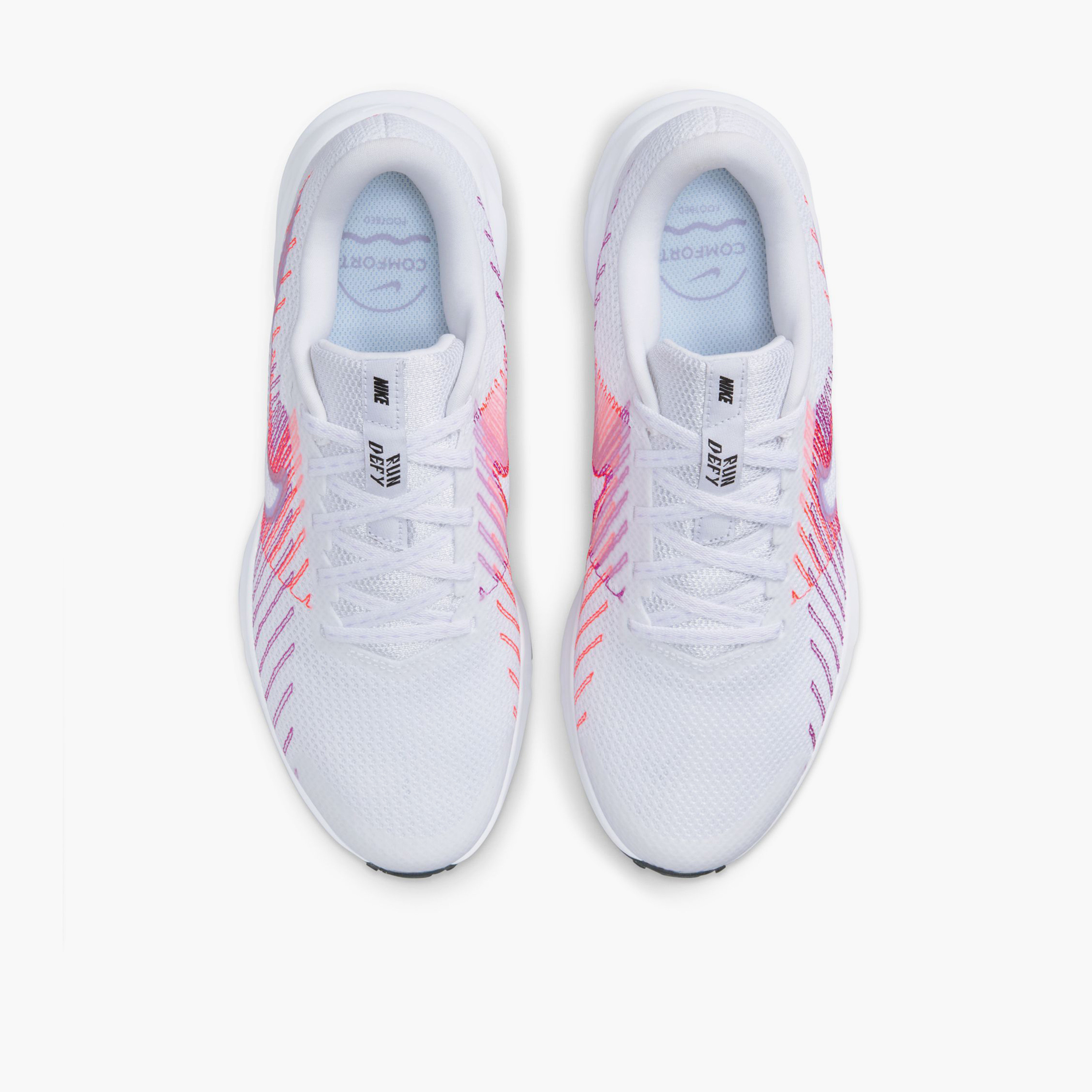 Nike Women's Run Defy Lace-Up Running Shoes NKHM9593 | OE-sports-women-shoes-image-4