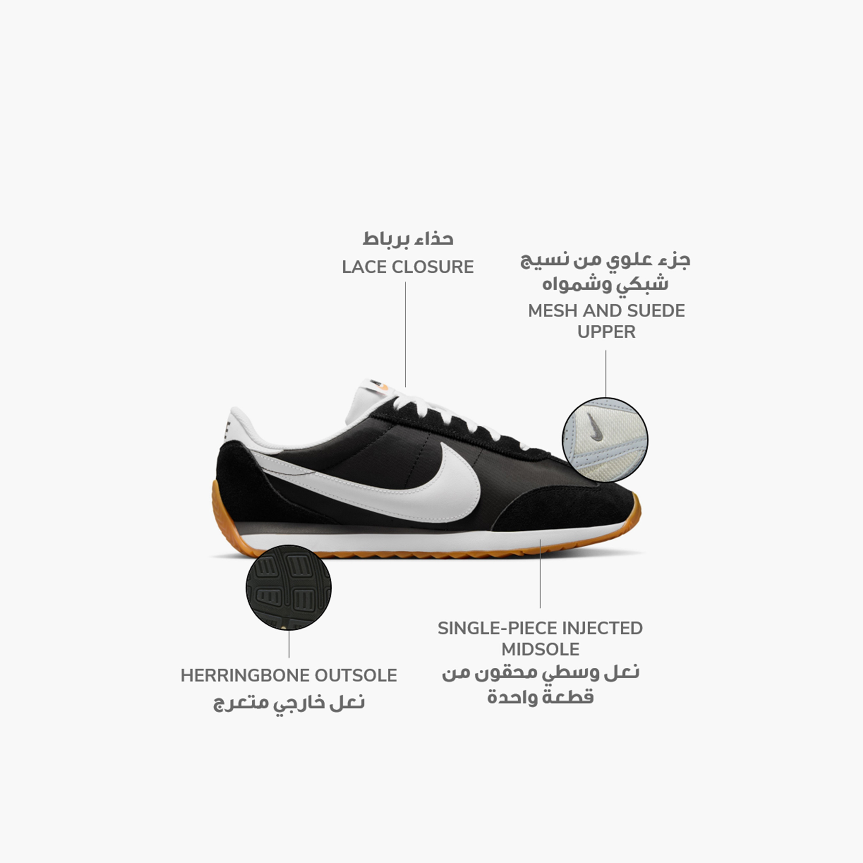 نايكي- حذاء رياضي رجالي باسيفيك برباط وبطول منخفض للكاحل NKHQ2052 | OE-sports-men-shoes-image-11