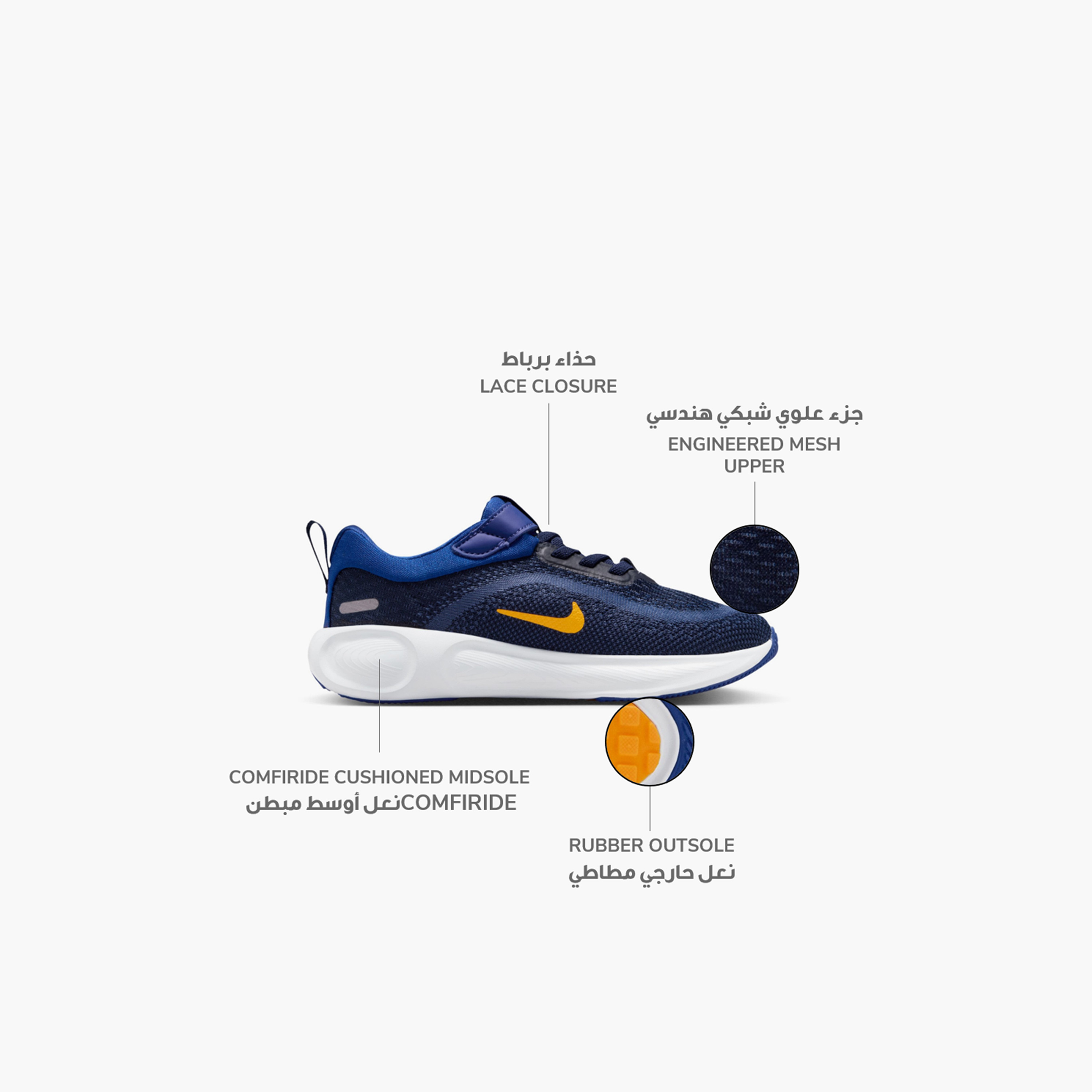 حذاء جري للبنات نايك Stellar Ride PSV بإغلاق لاصق-boys-shoes-sneakers-image-2