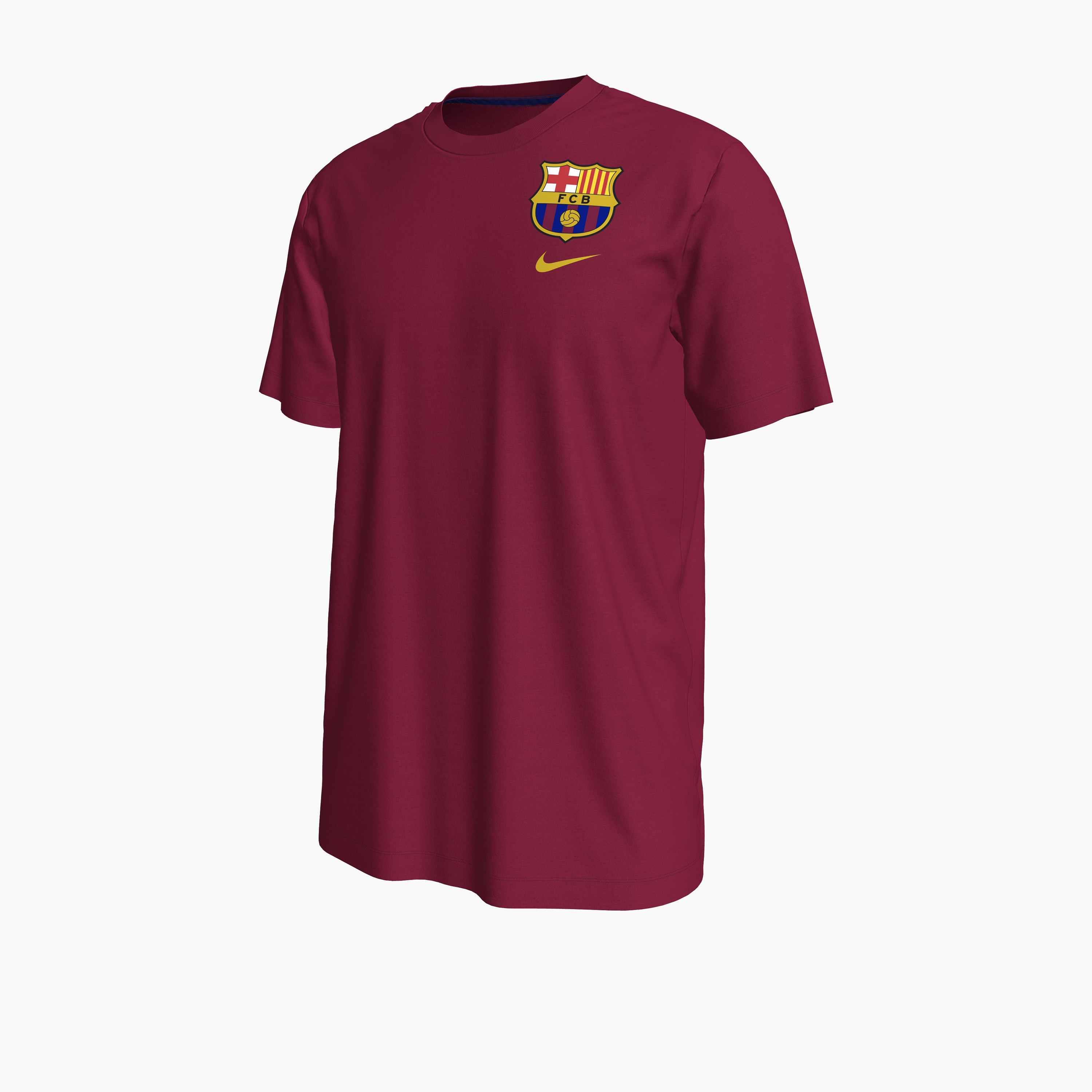 نايكي- تيشيرت رجالي بشعار نادي برشلونة لكرة القدم، NKHQ8396 | OE-men-clothing-sportswearandactivewear-tshirtsandpolos-image-3