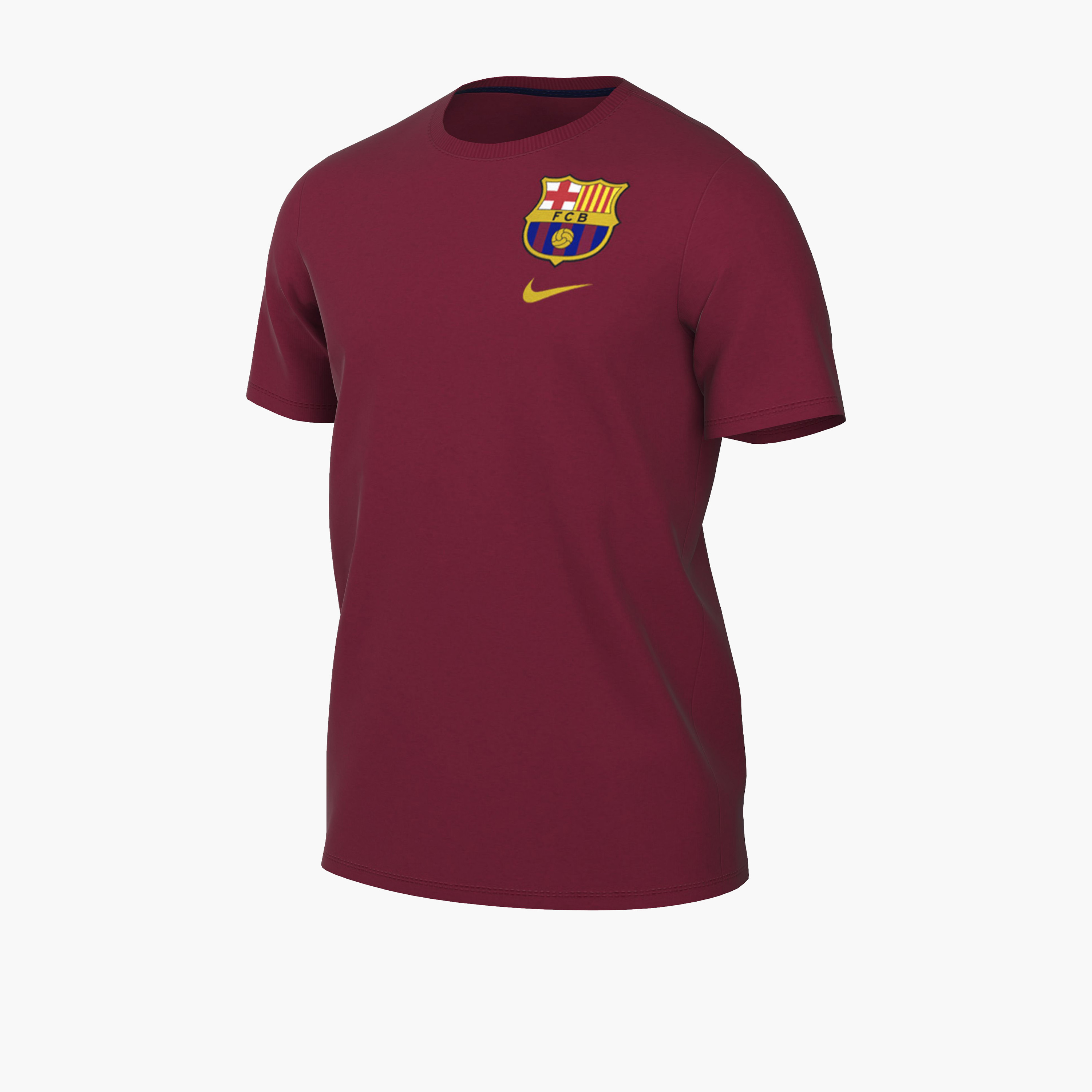 Nike Men's FC Barcelona Crest T-Shirt NKHQ8396 | OE-men-clothing-sportswearandactivewear-tshirtsandpolos-image-2