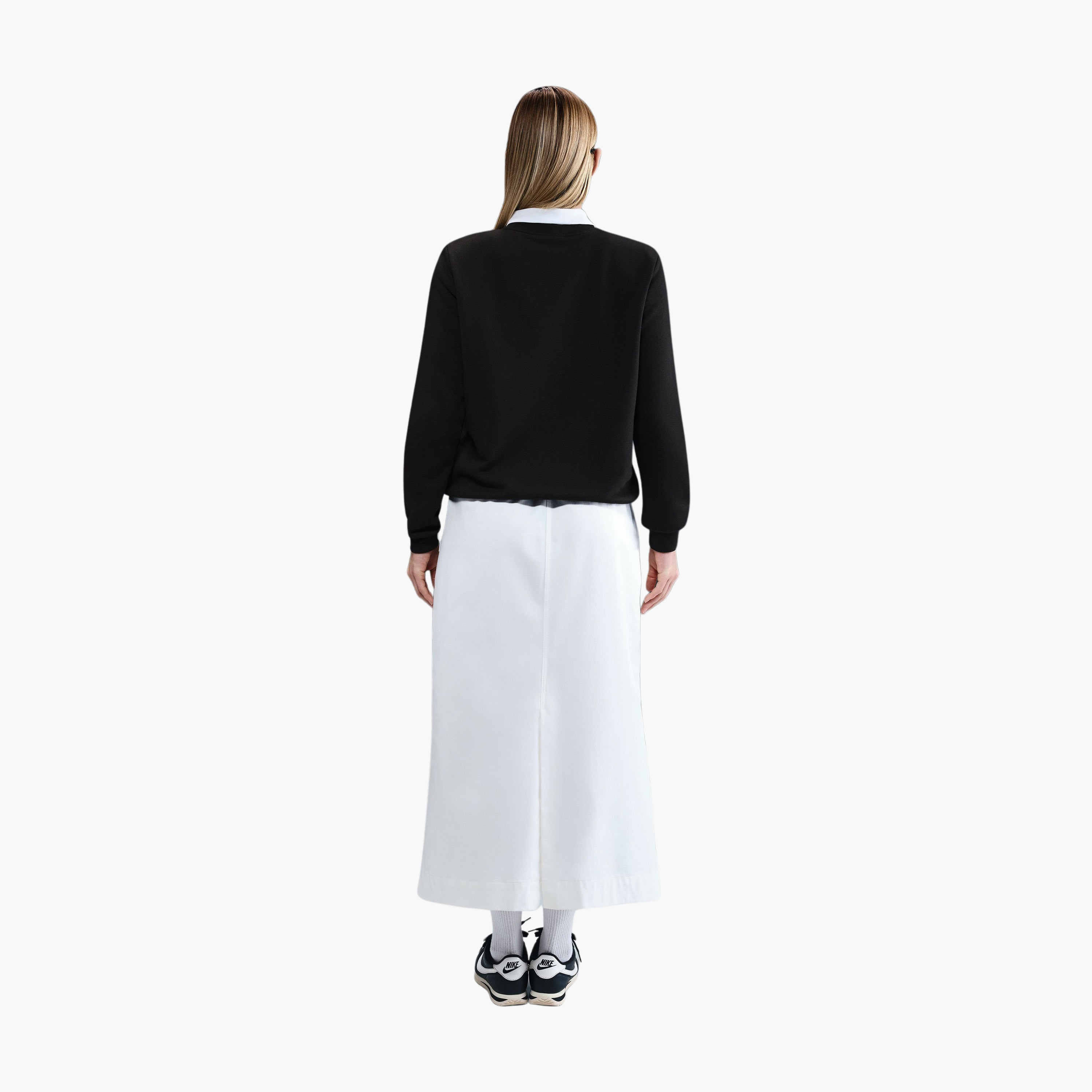 نايكي- سويت شيرت نسائي رياضي كلوب من الصوف برسومات جرافيكية وياقة دائرية NKHV2342 | OE-women-clothing-hoodiesandsweatshirts-sweatshirts-image-8