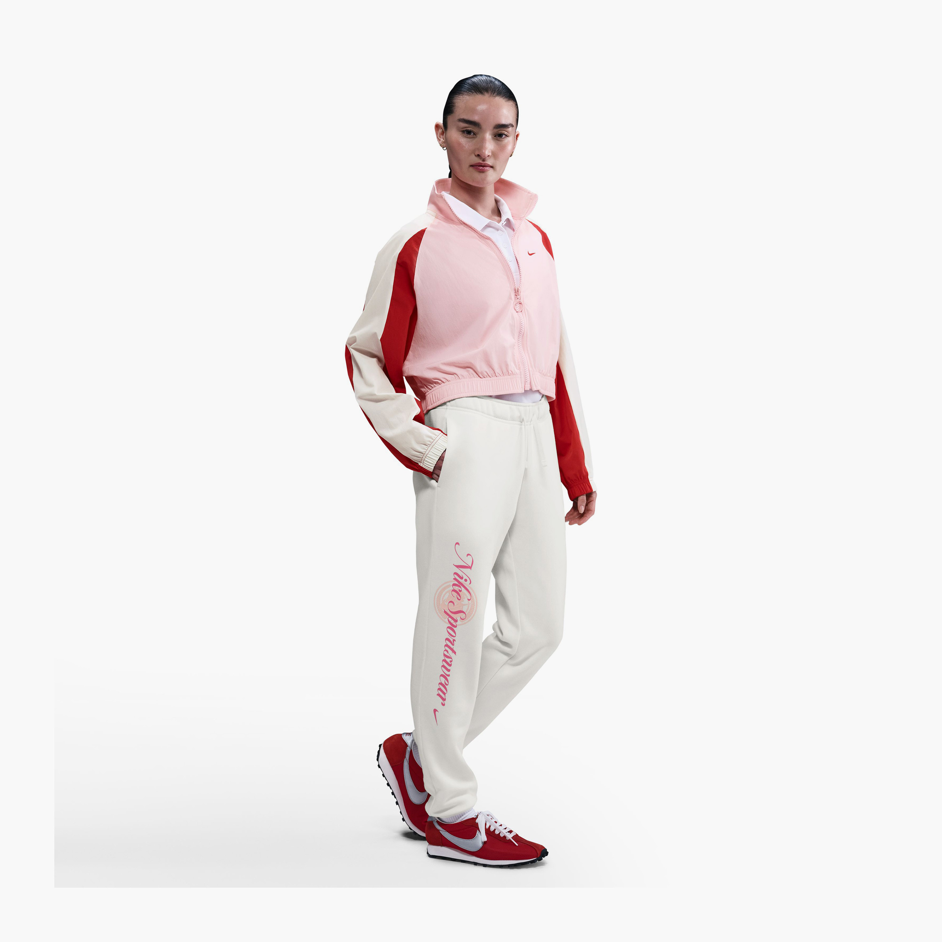 نايكي- بنطال نسائي رياضي كلوب من الصوف برسومات جرافيكية NKHV2346 | OE-women-clothing-bottoms-joggers-image-10